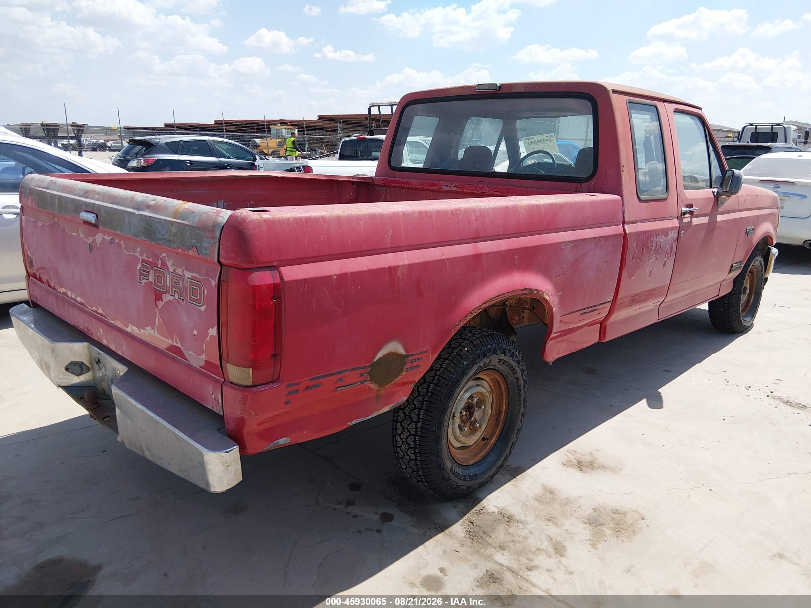 1993 Ford F150   Red vin: 1FTEX15Y9PKB60947