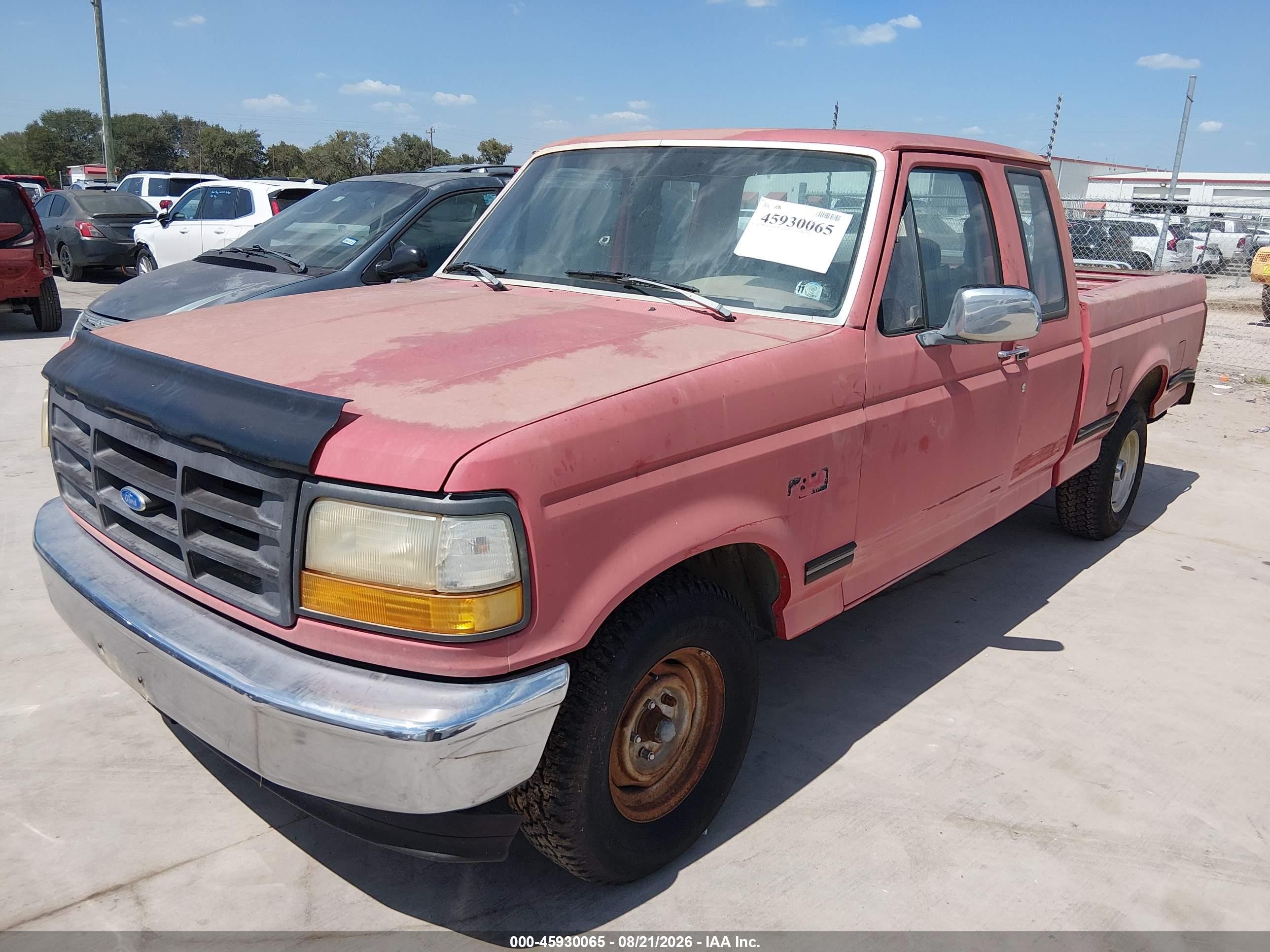 1993 Ford F150   Red vin: 1FTEX15Y9PKB60947