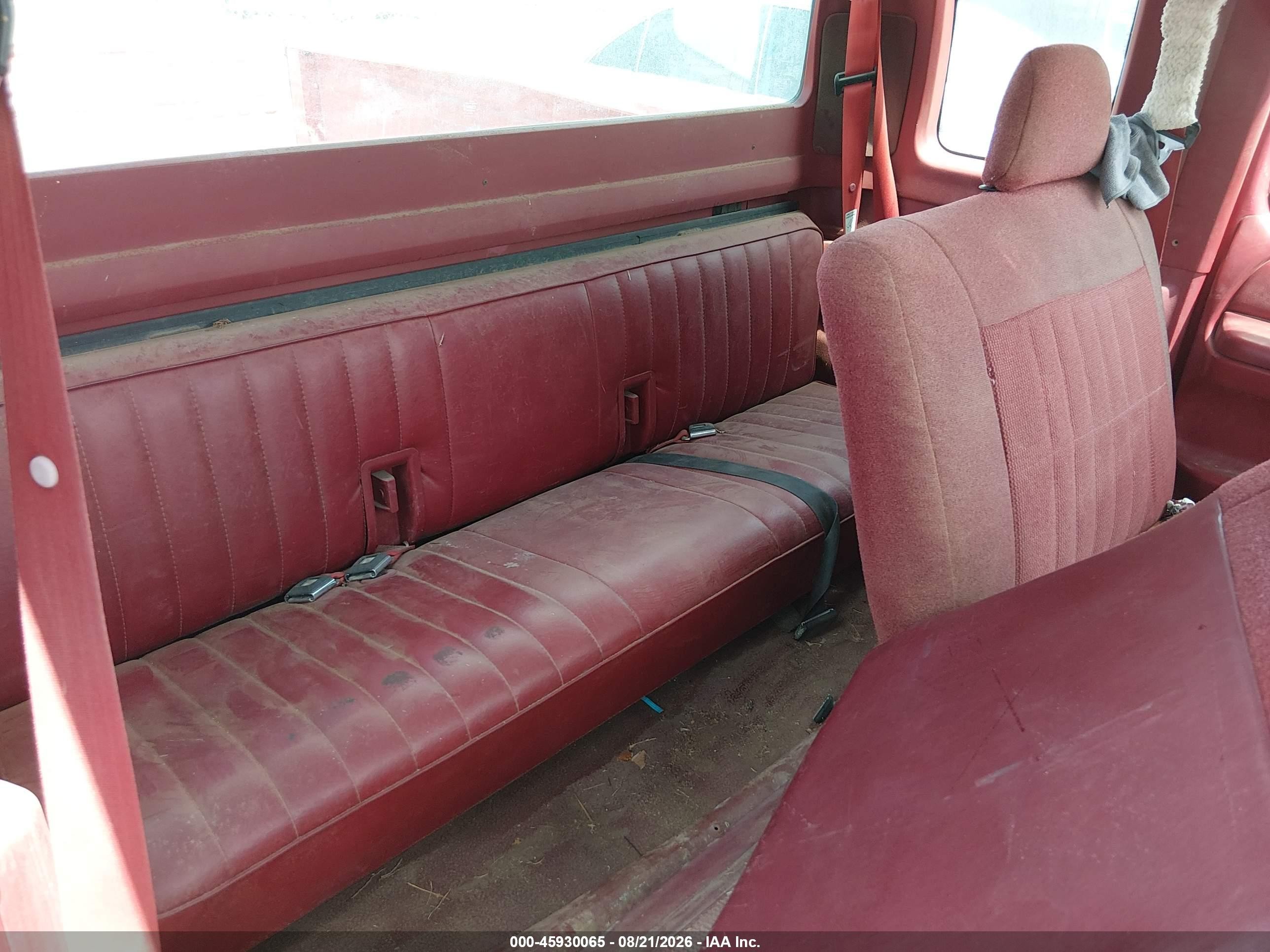 1993 Ford F150   Red vin: 1FTEX15Y9PKB60947