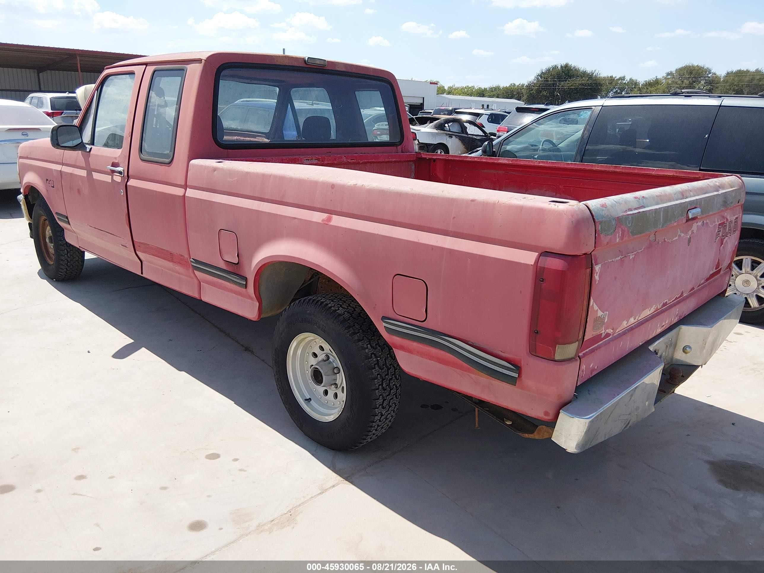 1993 Ford F150   Red vin: 1FTEX15Y9PKB60947