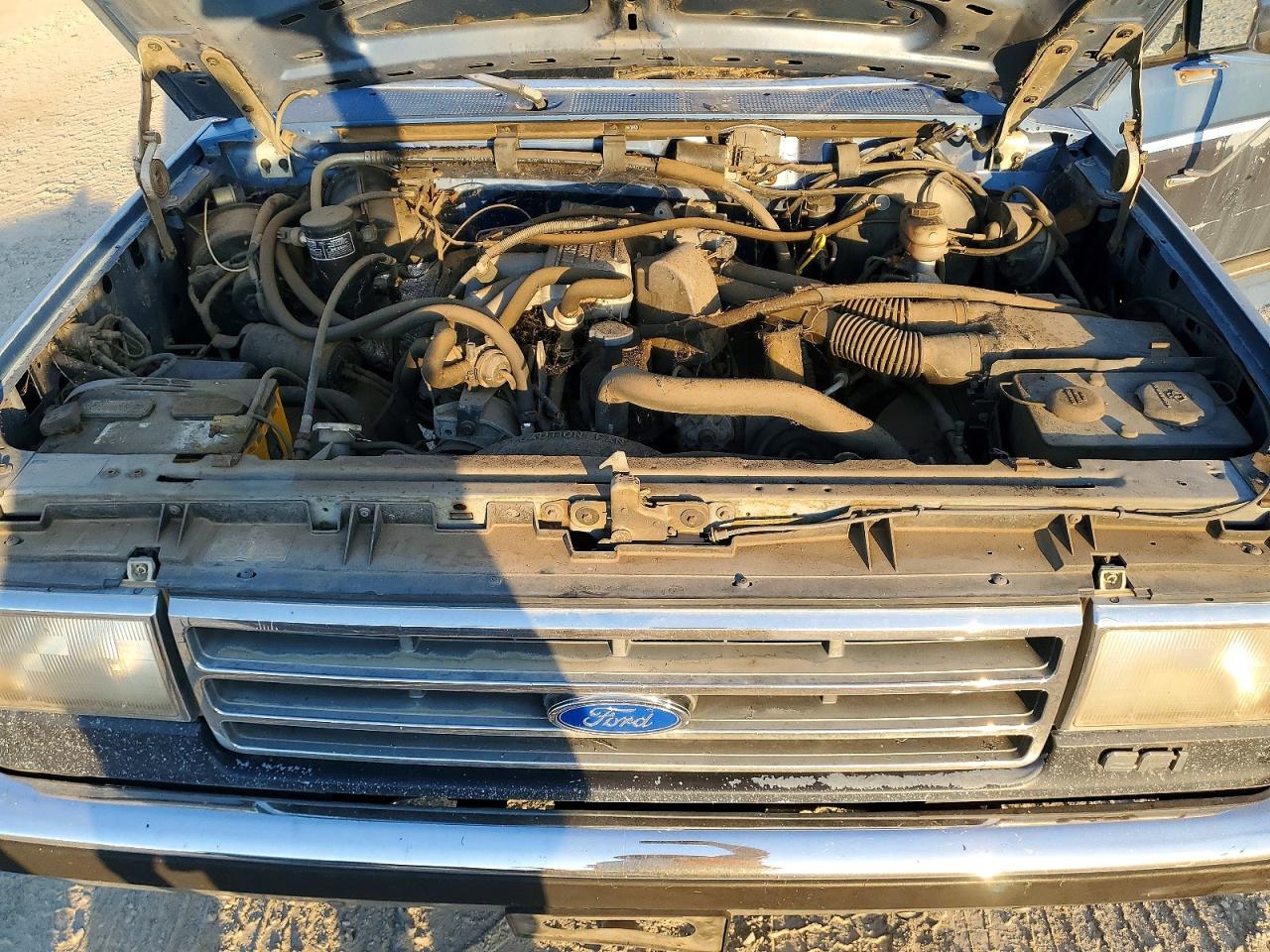 1991 Ford F150 Blue vin: 1FTEX15YXMKA52350