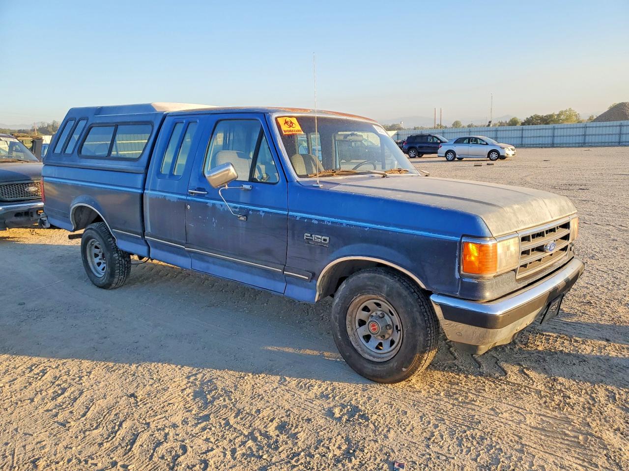 1991 Ford F150 Blue vin: 1FTEX15YXMKA52350