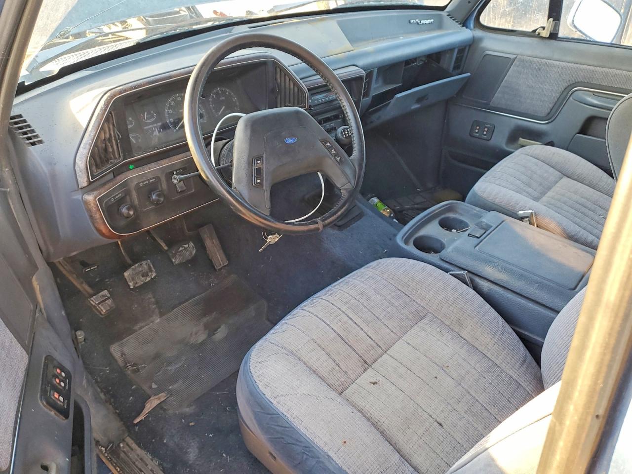 1991 Ford F150 Blue vin: 1FTEX15YXMKA52350