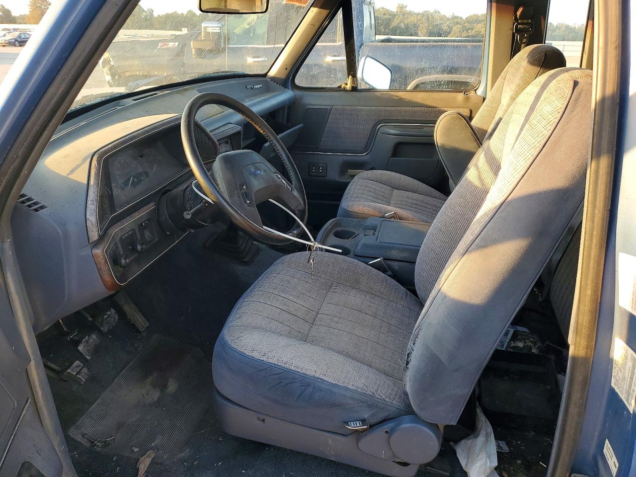 1991 Ford F150 Blue vin: 1FTEX15YXMKA52350