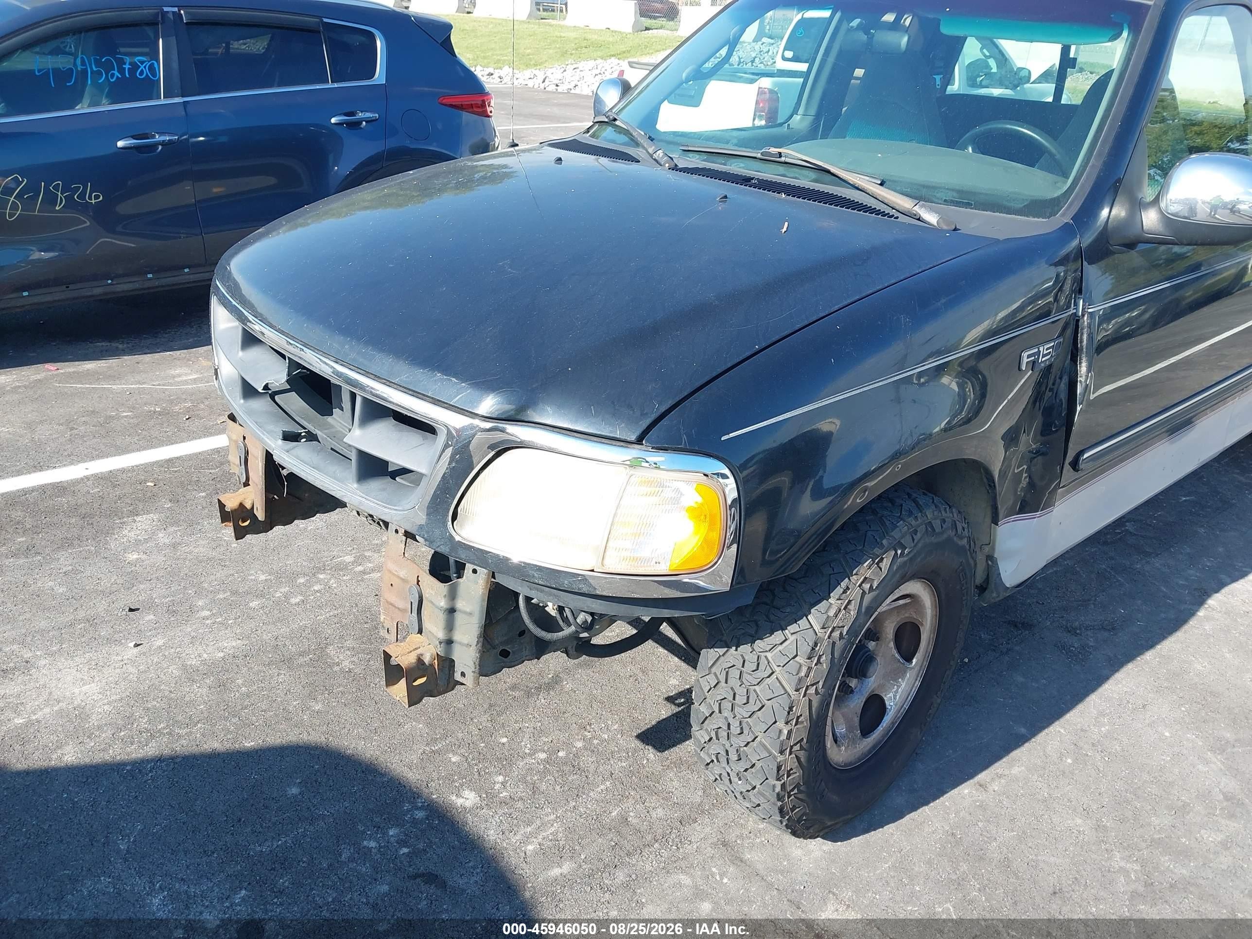 1997 Ford F-150 Lariat/xl/xlt Black vin: 1FTEX17L2VNC03067