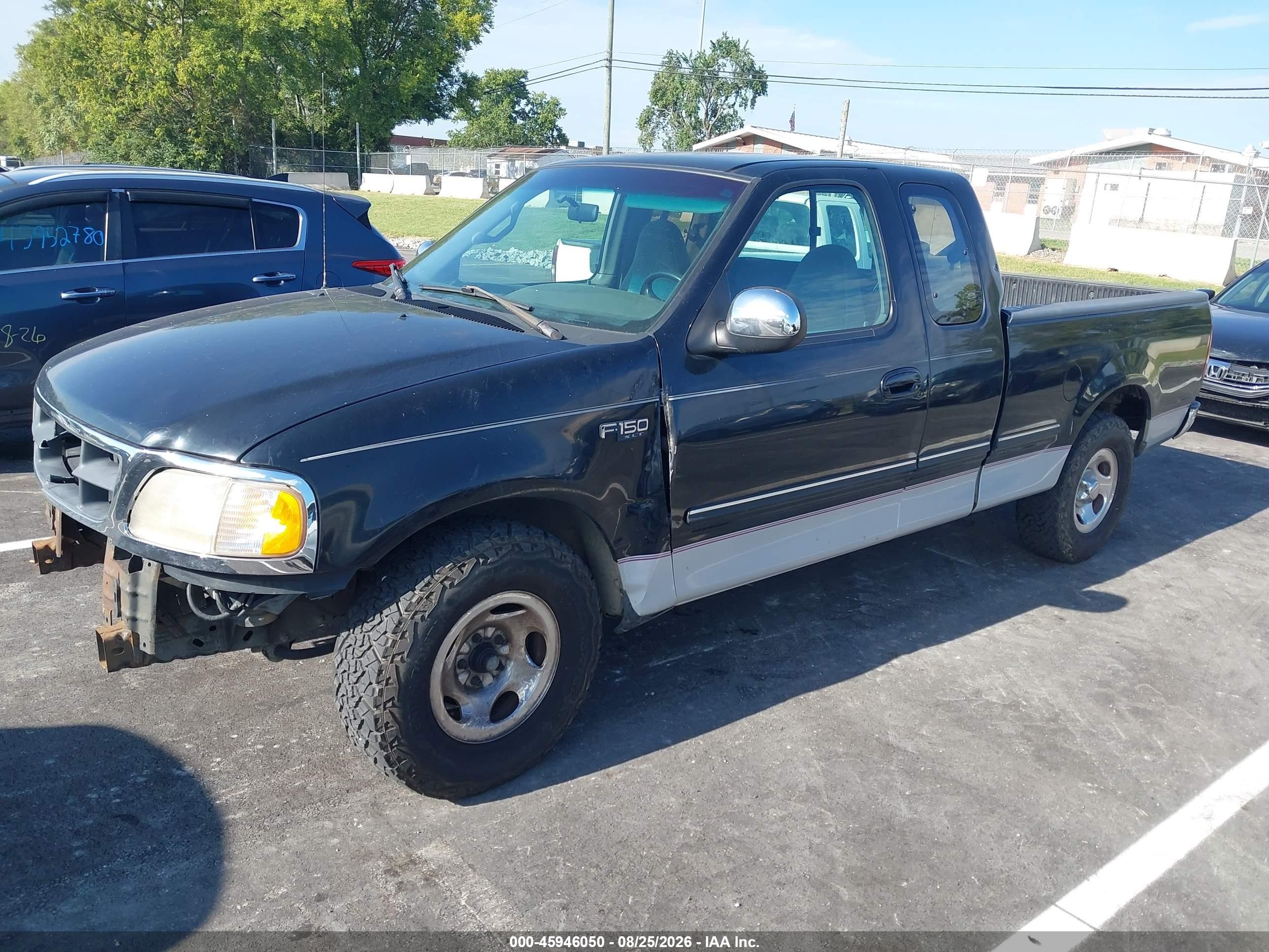 1997 Ford F-150 Lariat/xl/xlt Black vin: 1FTEX17L2VNC03067