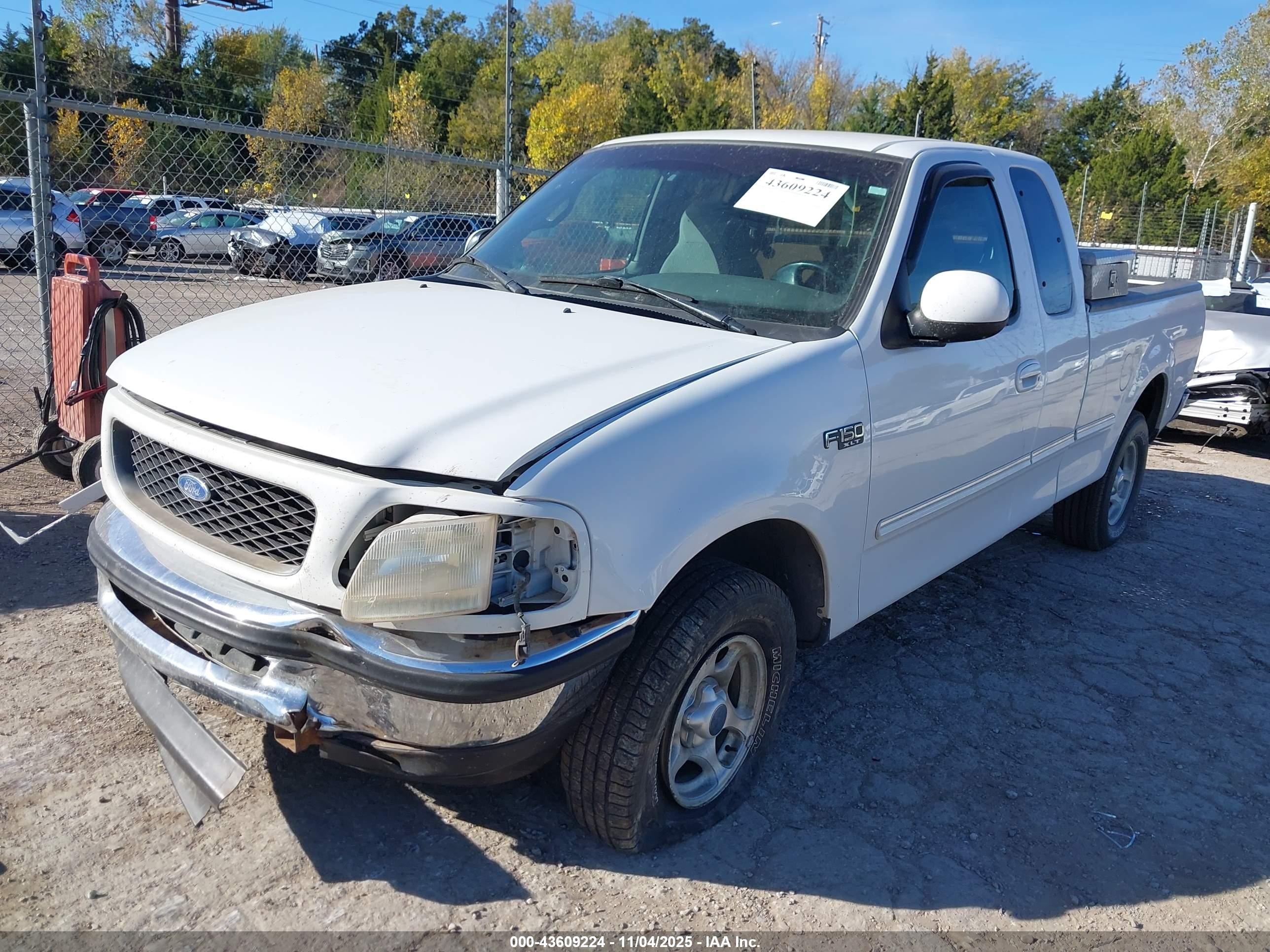 1997 Ford F-150 Lariat/xl/xlt White vin: 1FTEX17L4VNB11720