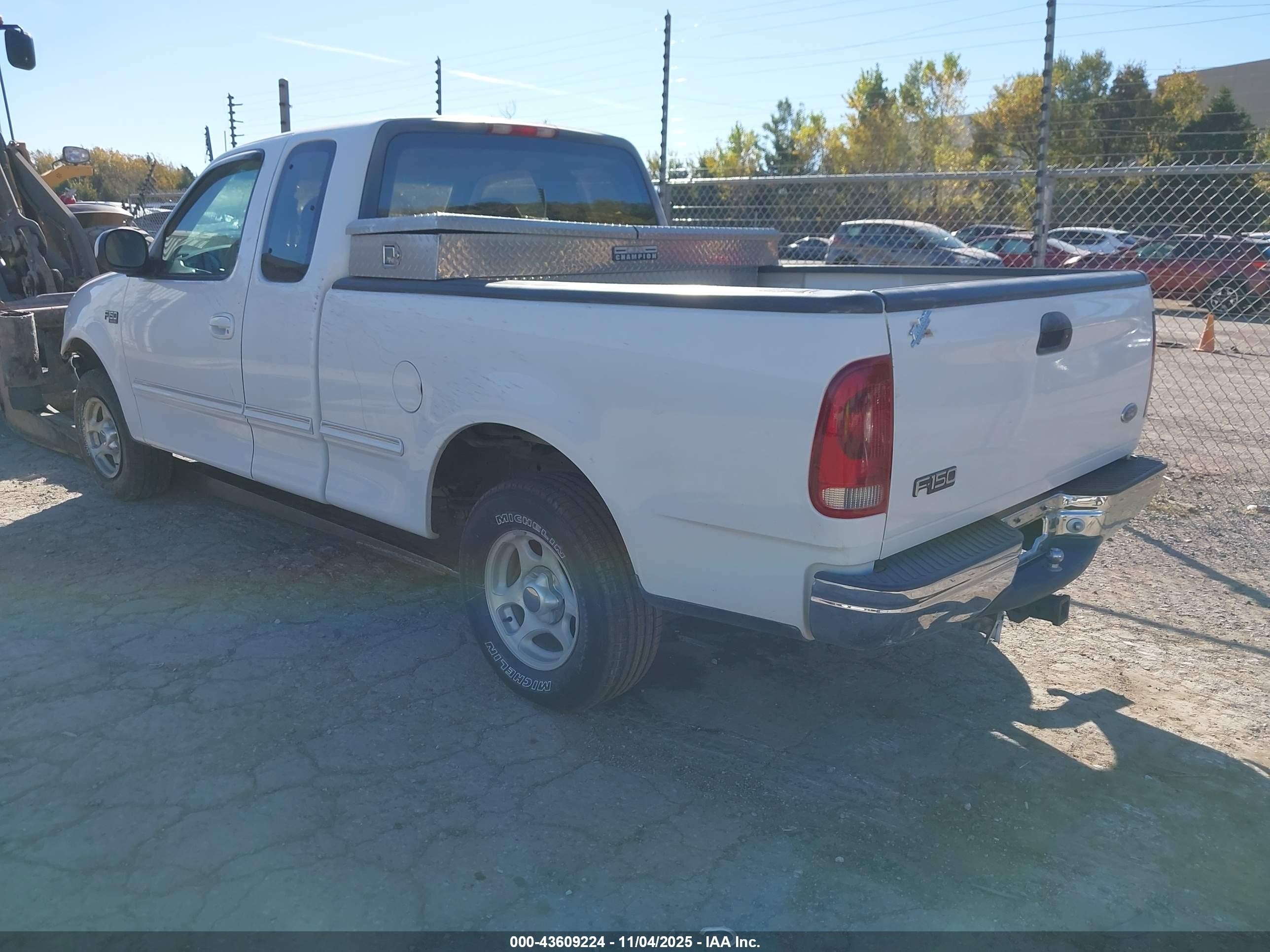 1997 Ford F-150 Lariat/xl/xlt White vin: 1FTEX17L4VNB11720