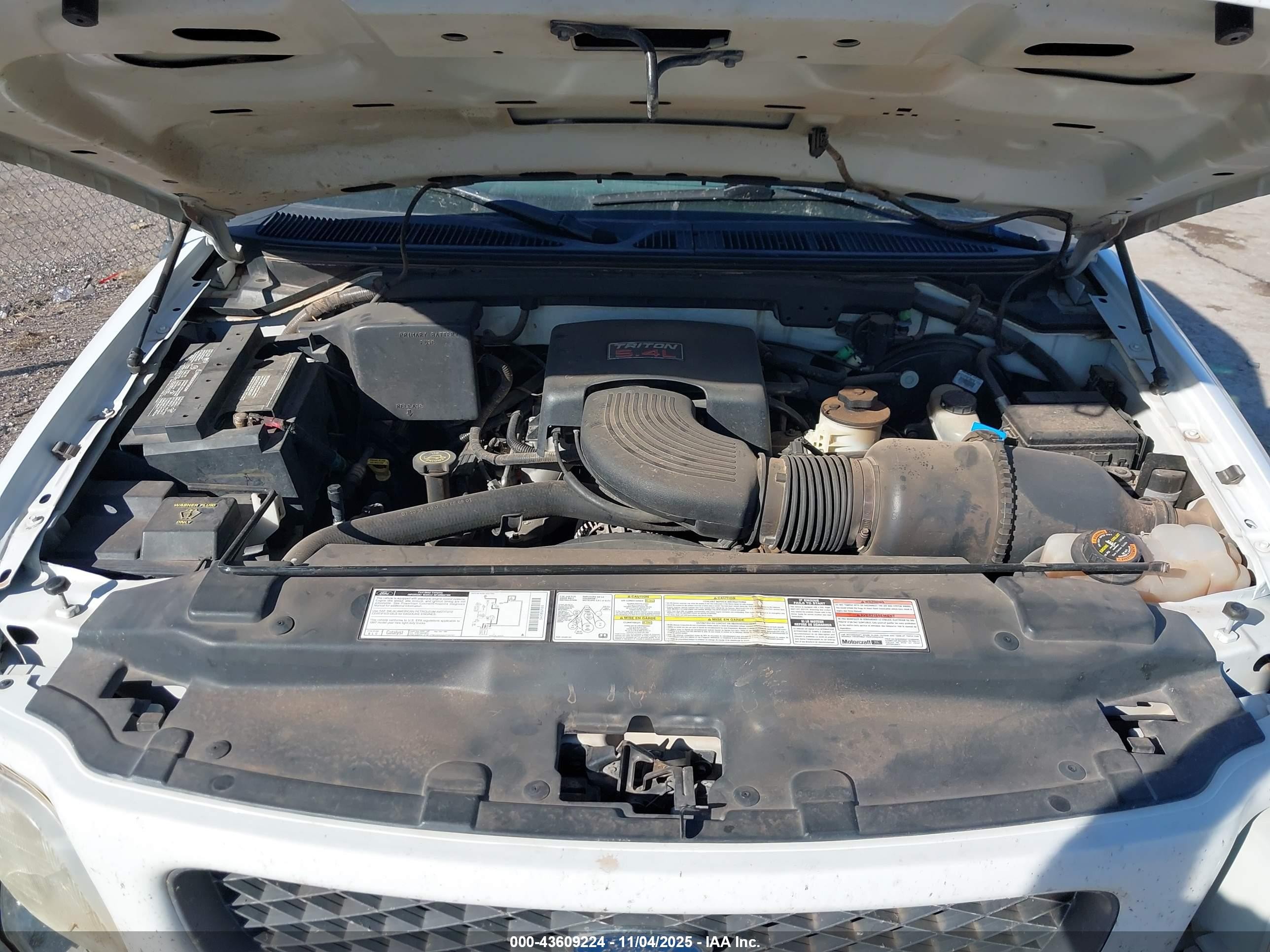 1997 Ford F-150 Lariat/xl/xlt White vin: 1FTEX17L4VNB11720