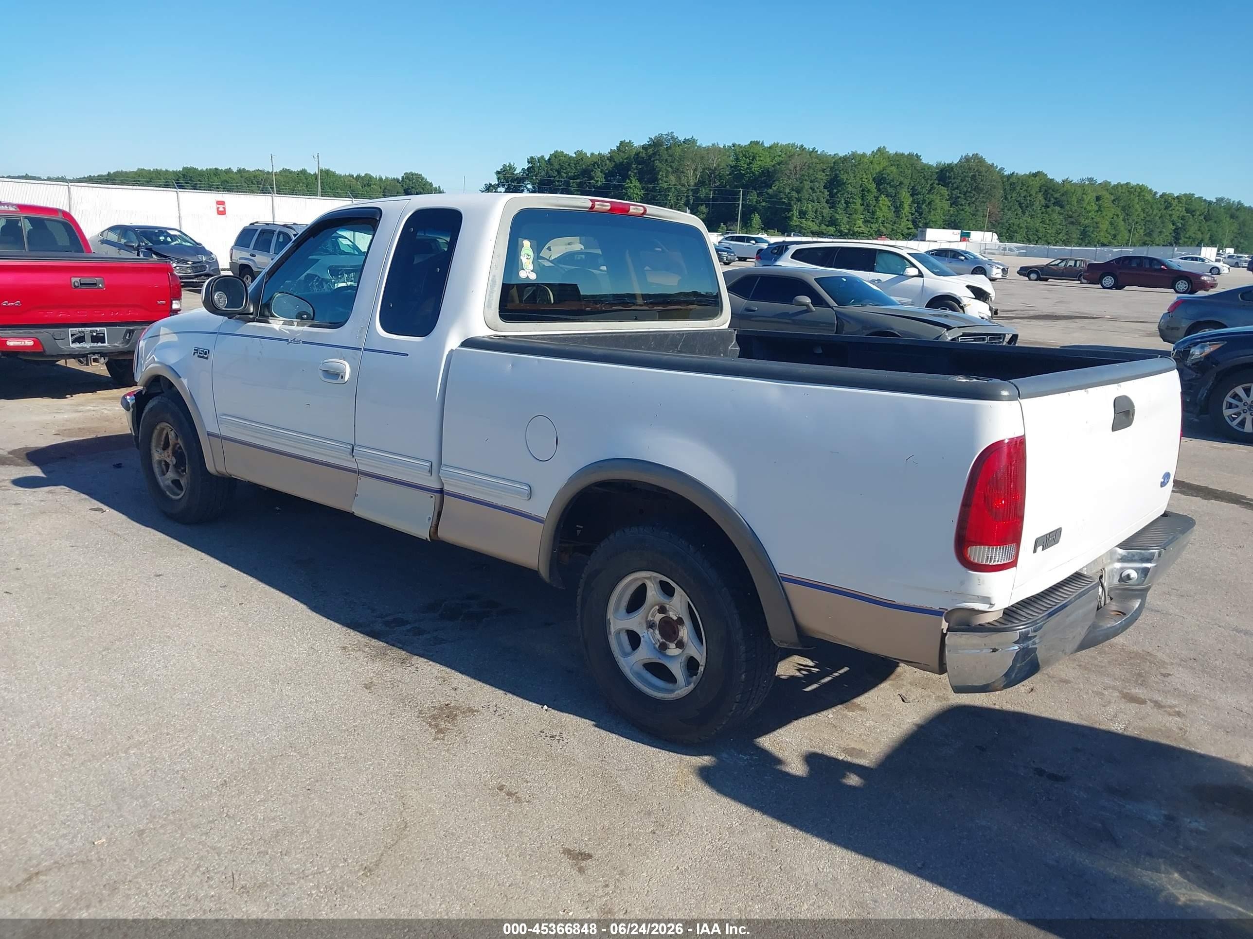 1997 Ford F-150 Lariat/xl/xlt White vin: 1FTEX17L4VNC57468