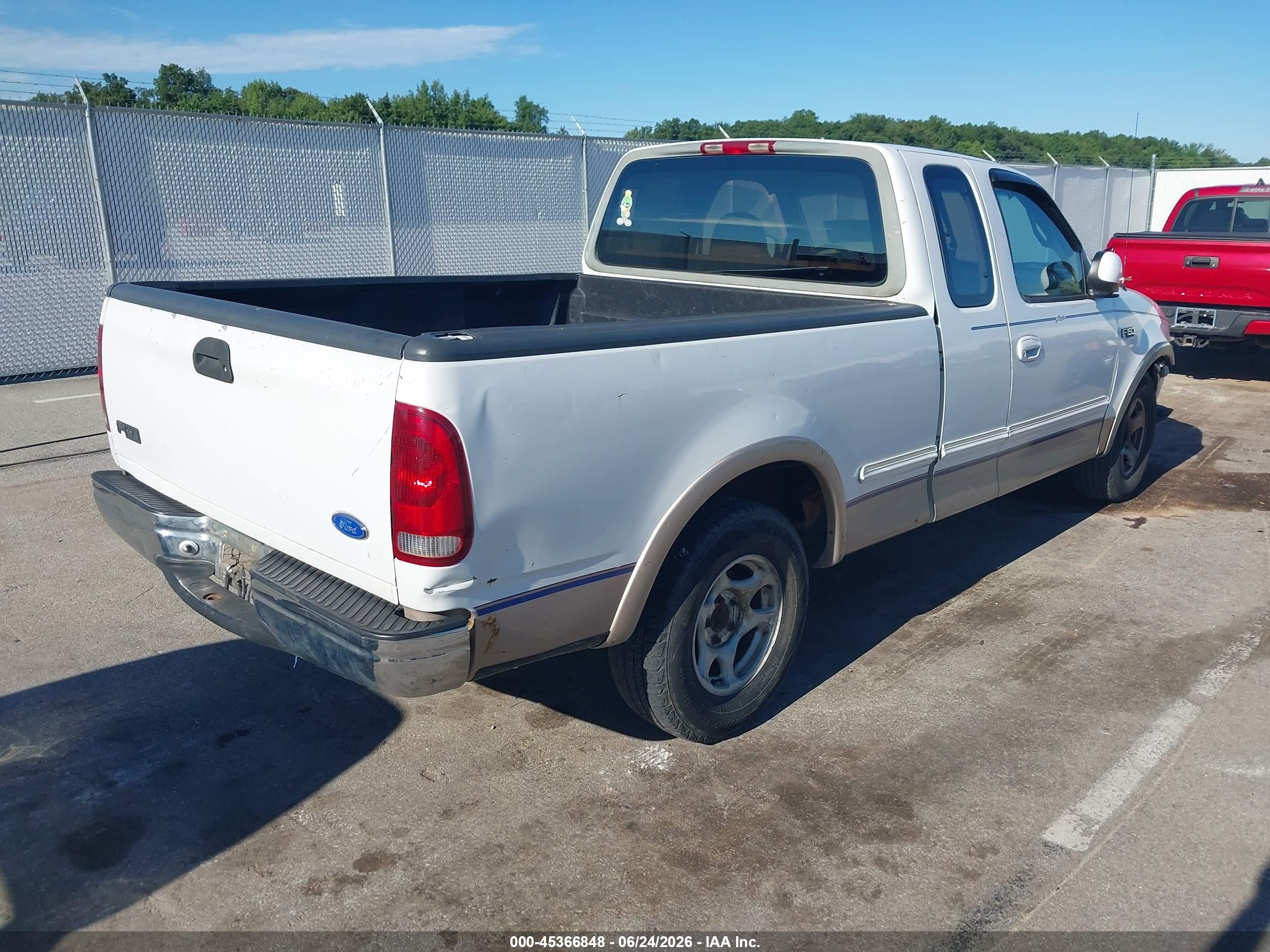 1997 Ford F-150 Lariat/xl/xlt White vin: 1FTEX17L4VNC57468