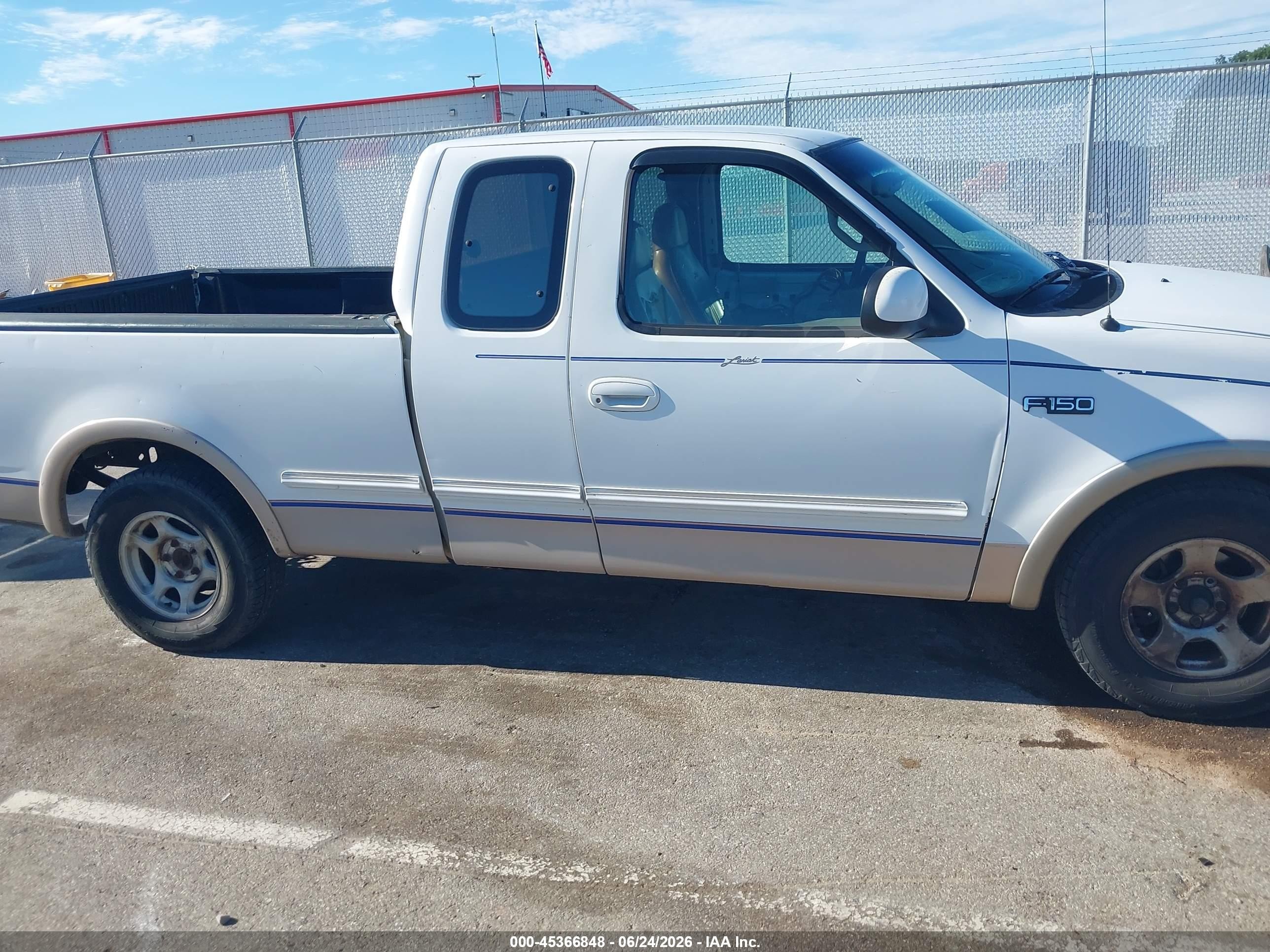 1997 Ford F-150 Lariat/xl/xlt White vin: 1FTEX17L4VNC57468