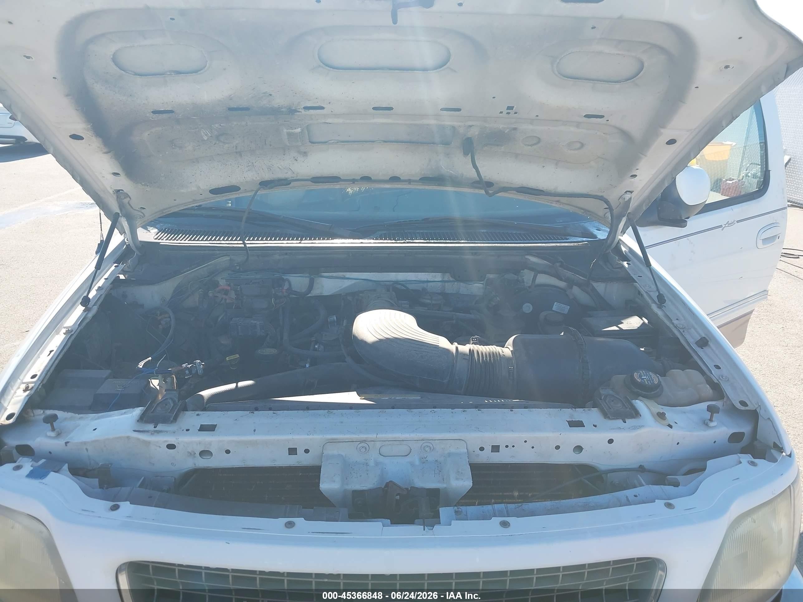 1997 Ford F-150 Lariat/xl/xlt White vin: 1FTEX17L4VNC57468