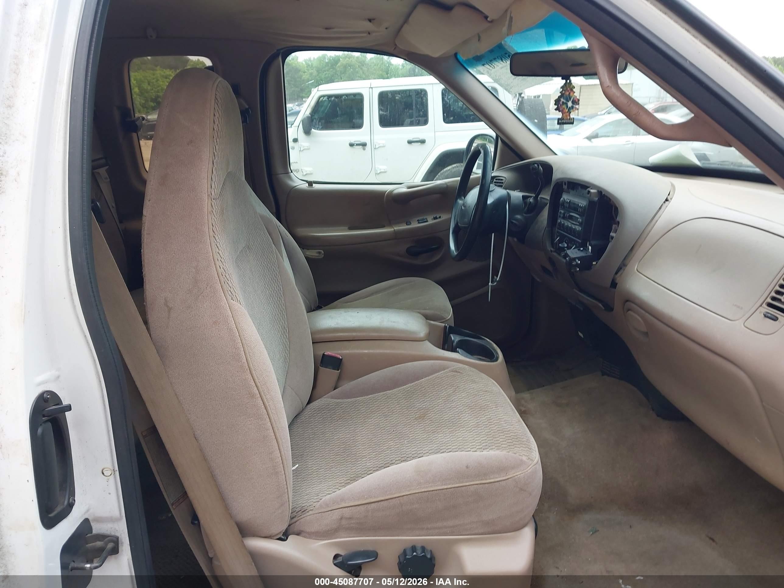 1997 Ford F-150 Lariat/xl/xlt White vin: 1FTEX17L5VNB44354