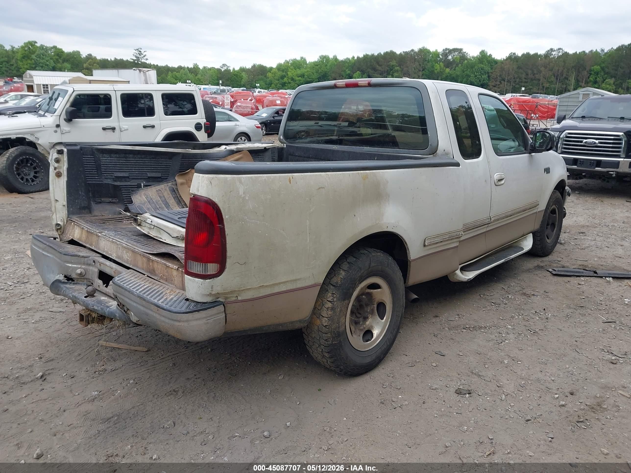 1997 Ford F-150 Lariat/xl/xlt White vin: 1FTEX17L5VNB44354