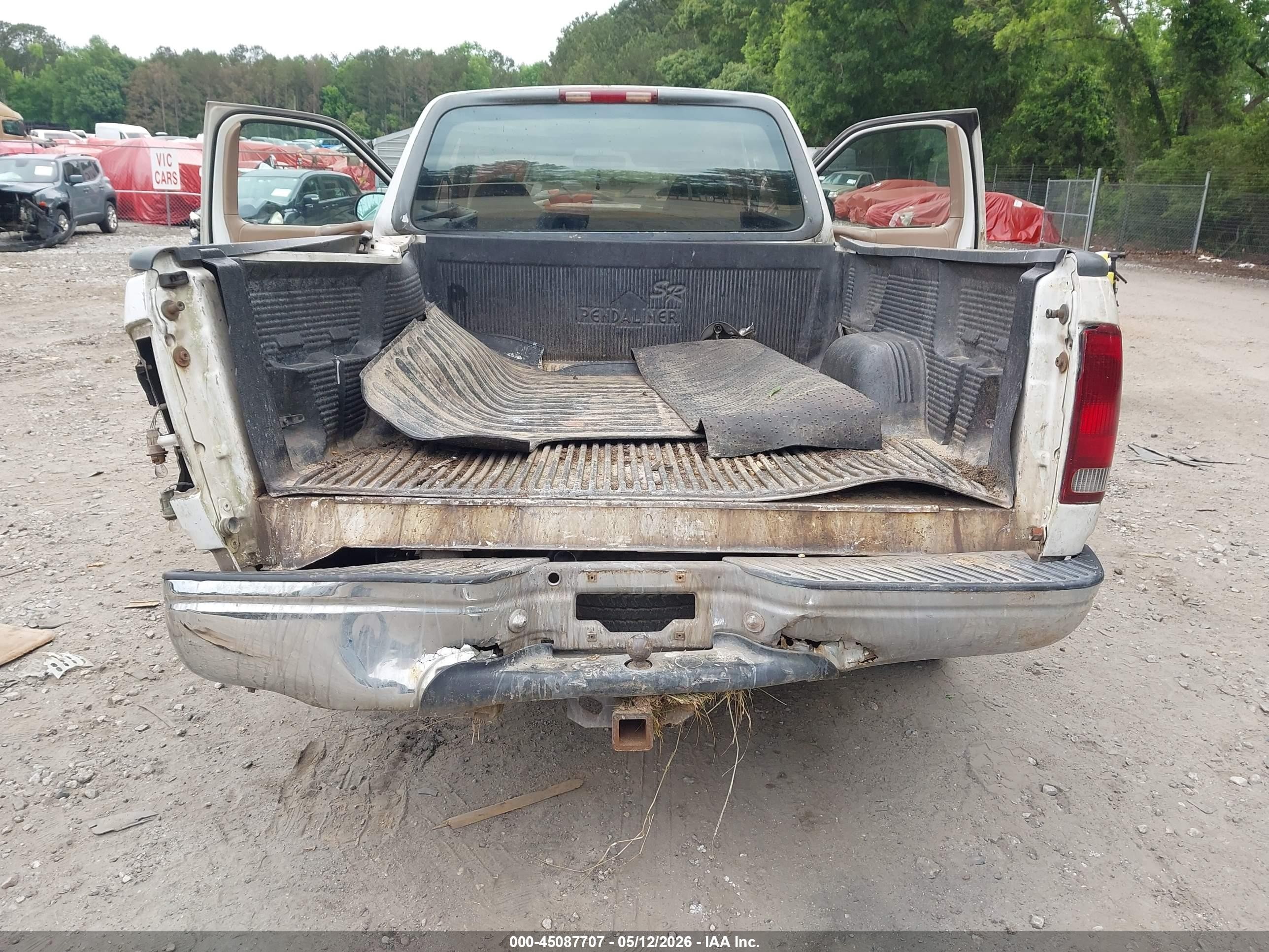 1997 Ford F-150 Lariat/xl/xlt White vin: 1FTEX17L5VNB44354