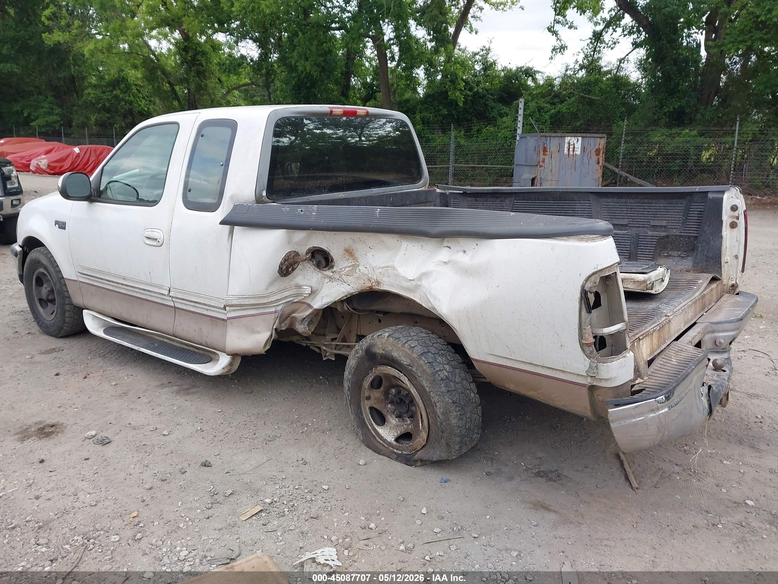 1997 Ford F-150 Lariat/xl/xlt White vin: 1FTEX17L5VNB44354
