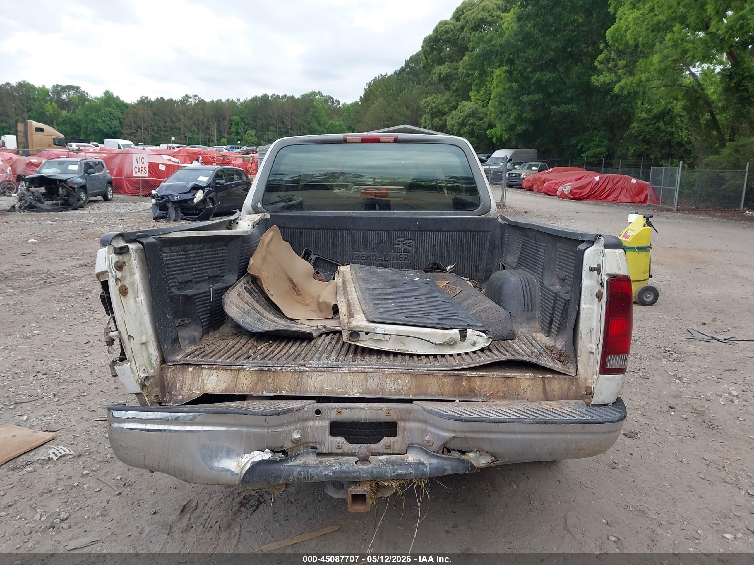 1997 Ford F-150 Lariat/xl/xlt White vin: 1FTEX17L5VNB44354