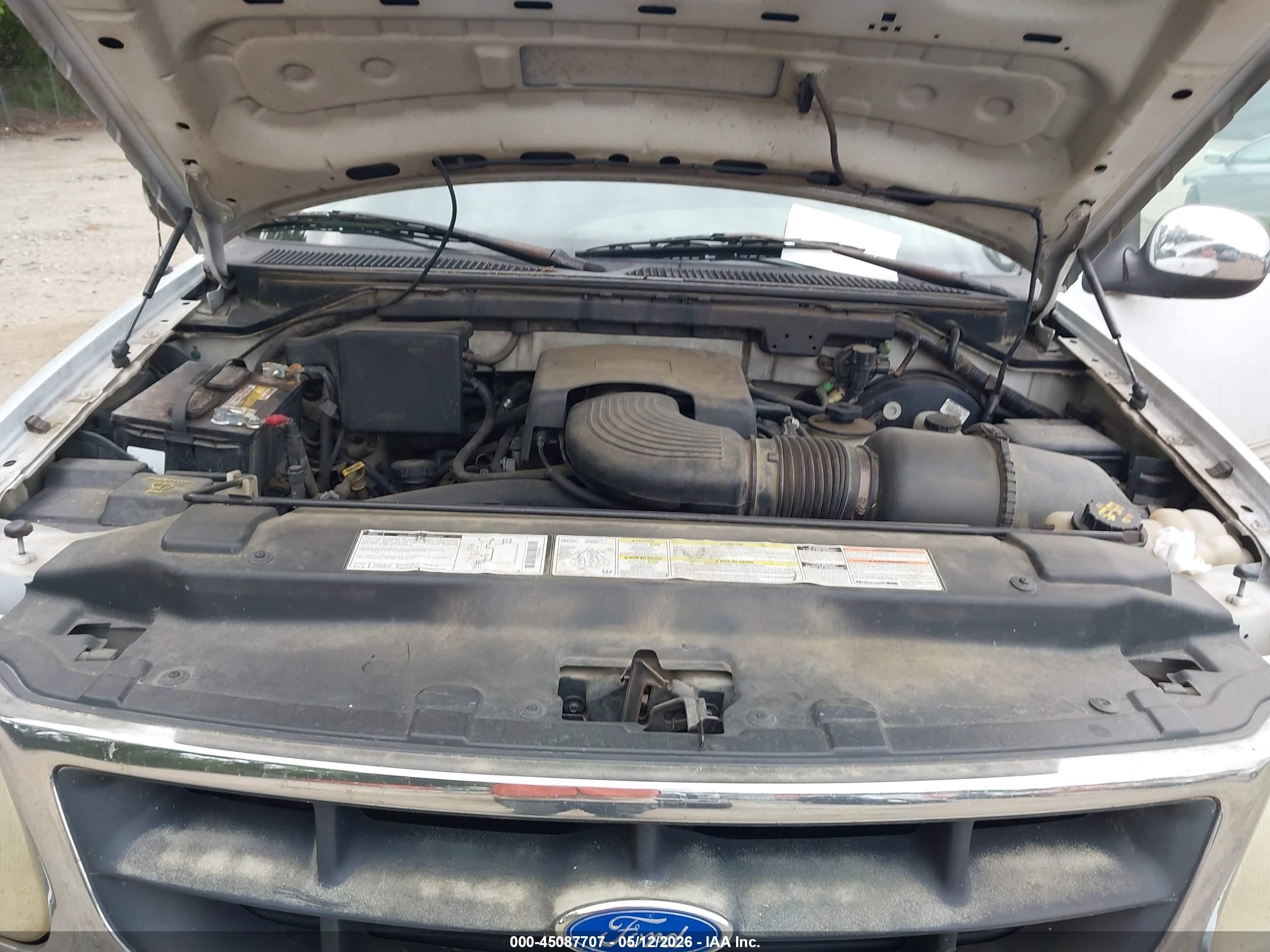 1997 Ford F-150 Lariat/xl/xlt White vin: 1FTEX17L5VNB44354