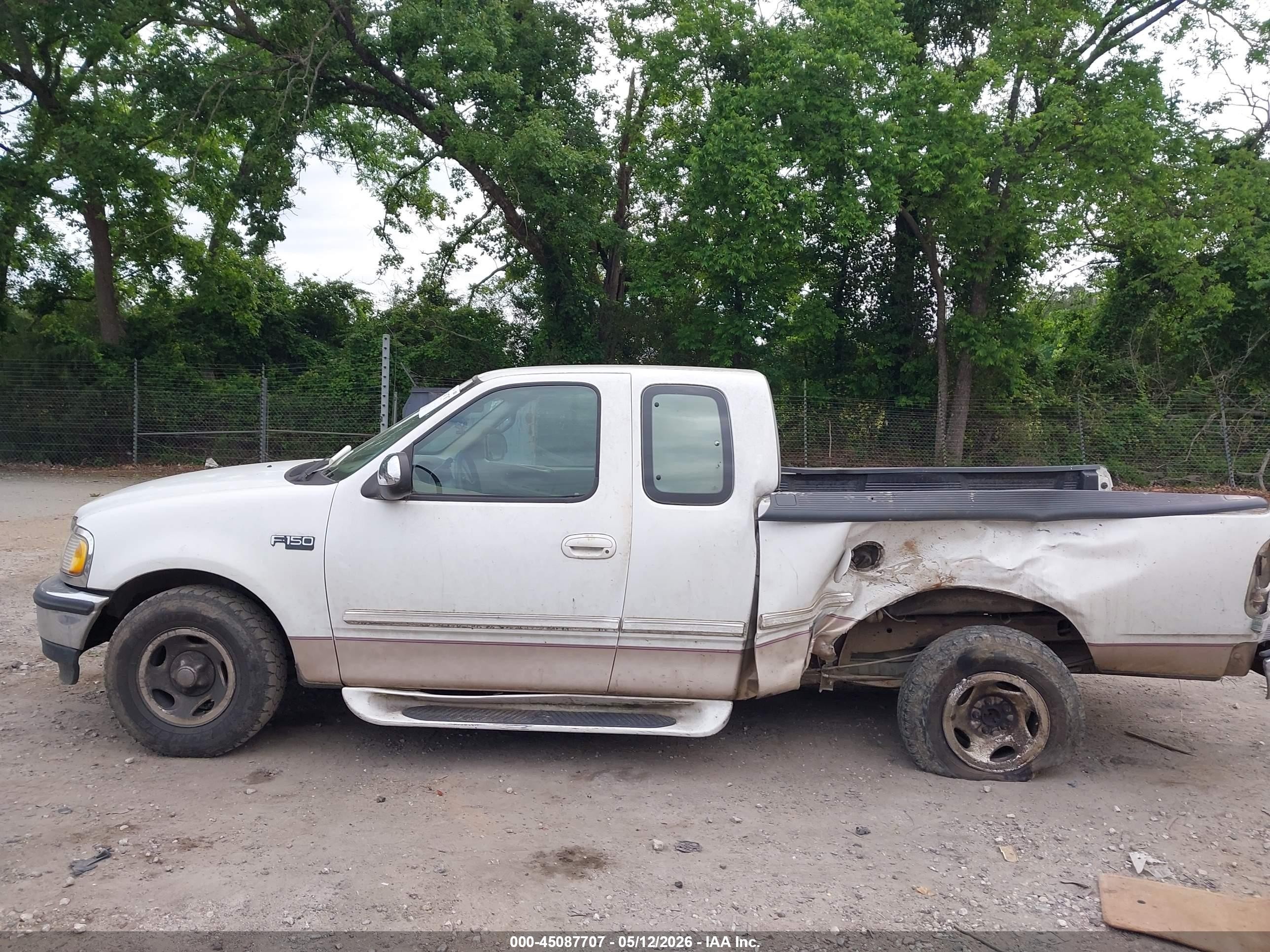 1997 Ford F-150 Lariat/xl/xlt White vin: 1FTEX17L5VNB44354