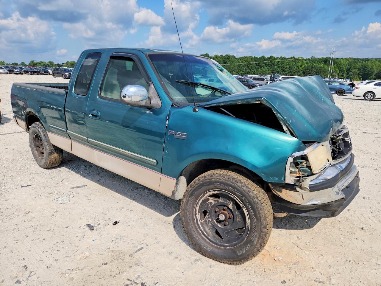 1997 Ford F150 Green vin: 1FTEX17L6VNB79596