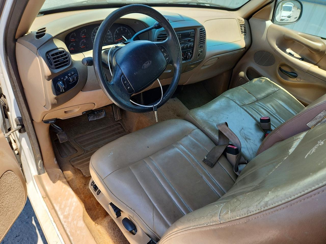 1997 Ford F150 White vin: 1FTEX17L7VNB81177