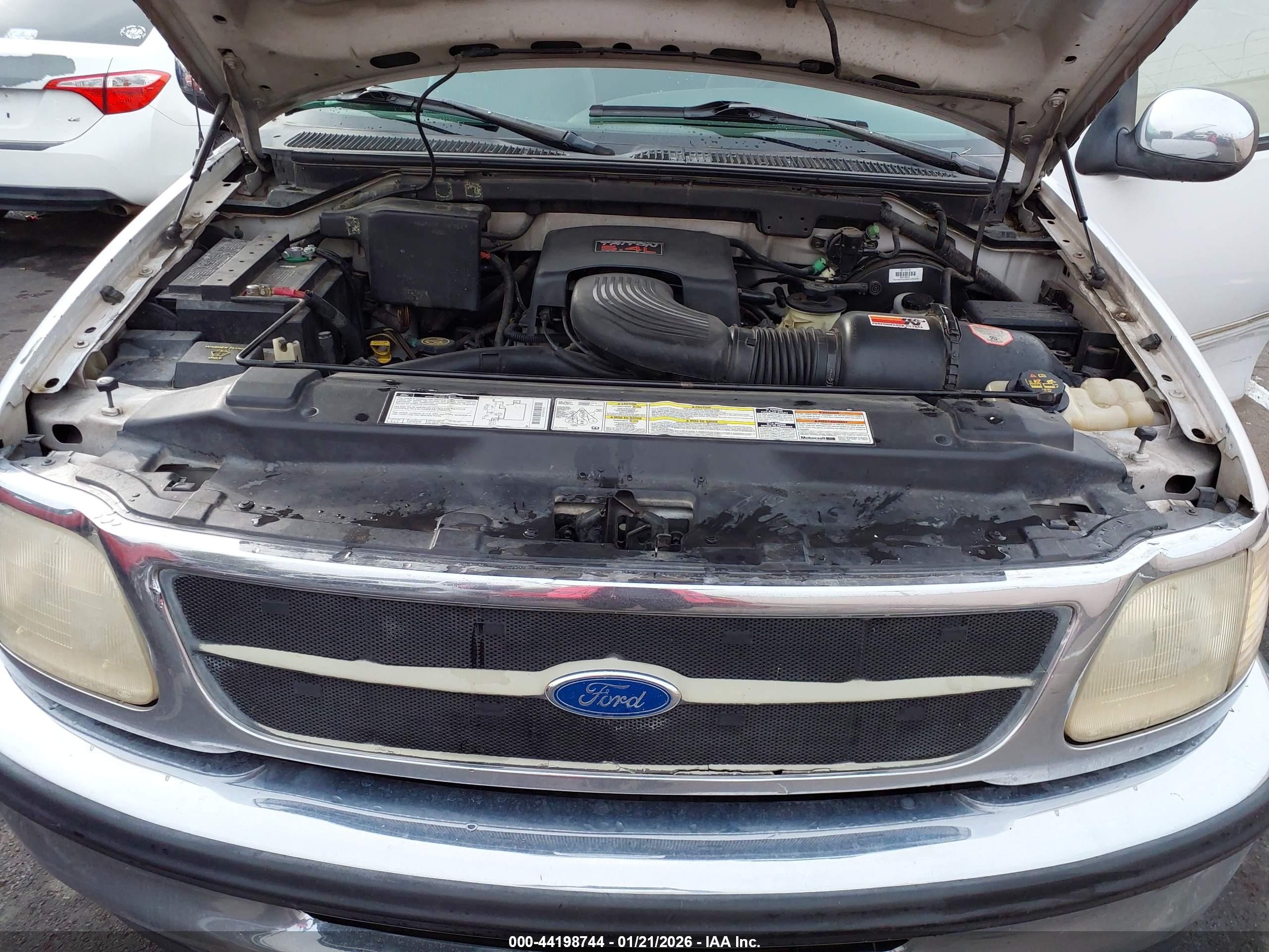 1997 Ford F-150 Lariat/xl/xlt White vin: 1FTEX17L9VKC12866