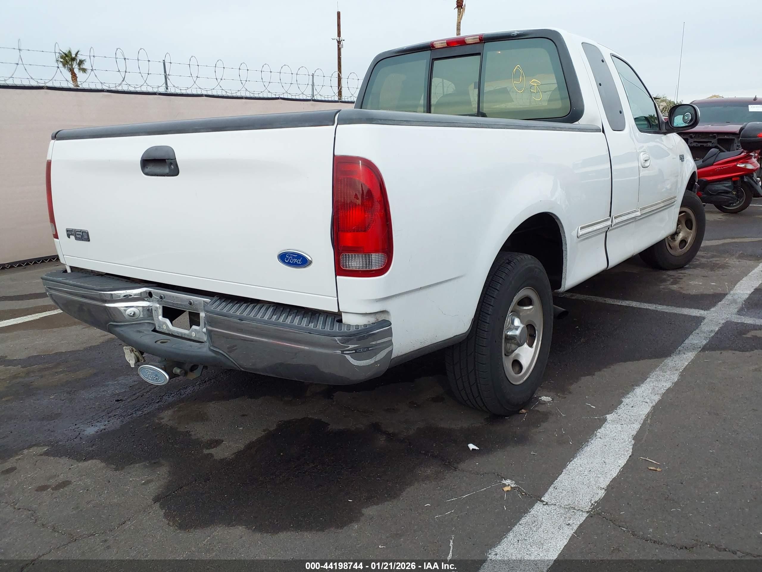 1997 Ford F-150 Lariat/xl/xlt White vin: 1FTEX17L9VKC12866