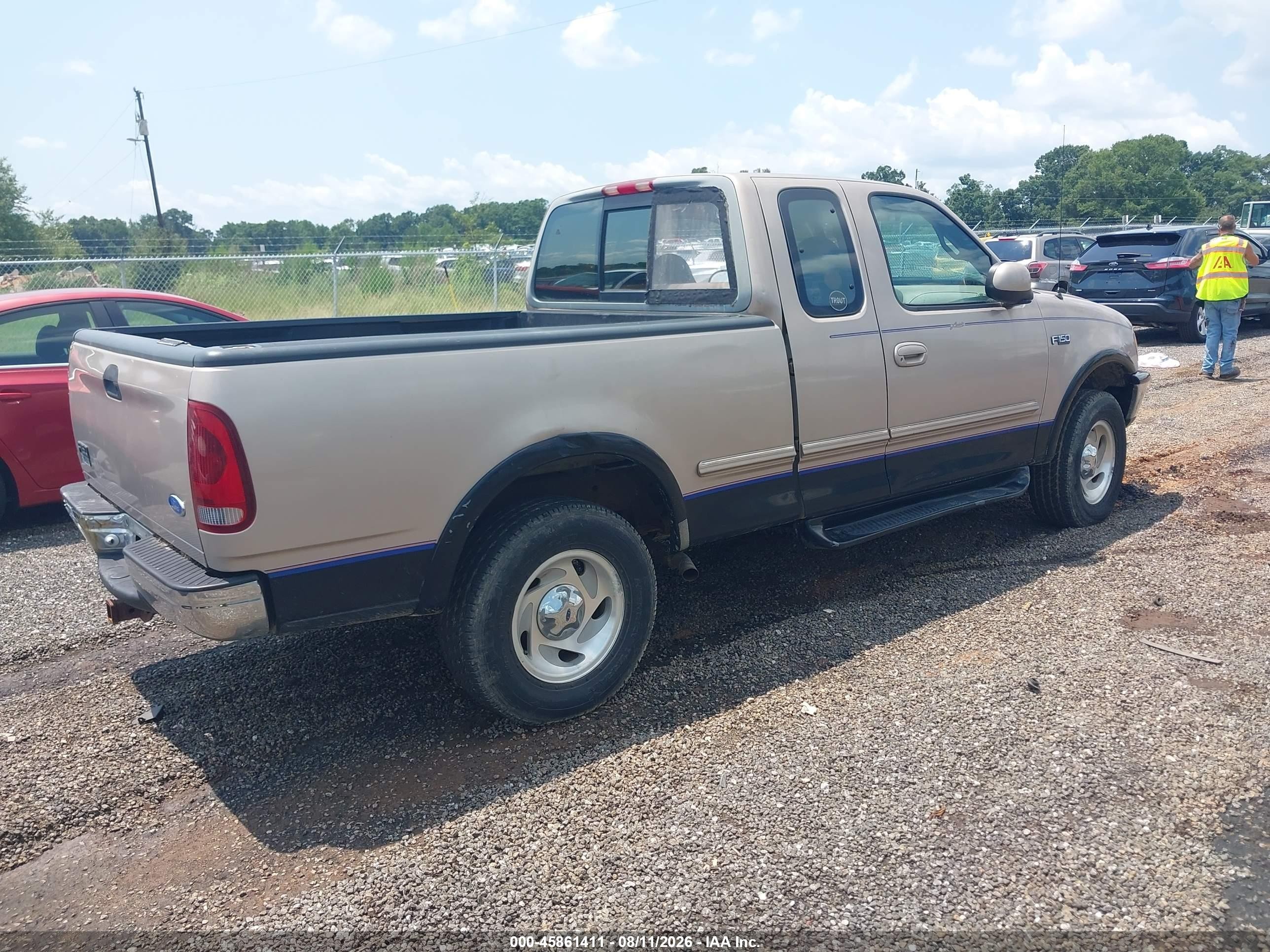 1997 Ford F-150 Lariat/xl/xlt Pewter vin: 1FTEX18L0VNC49737