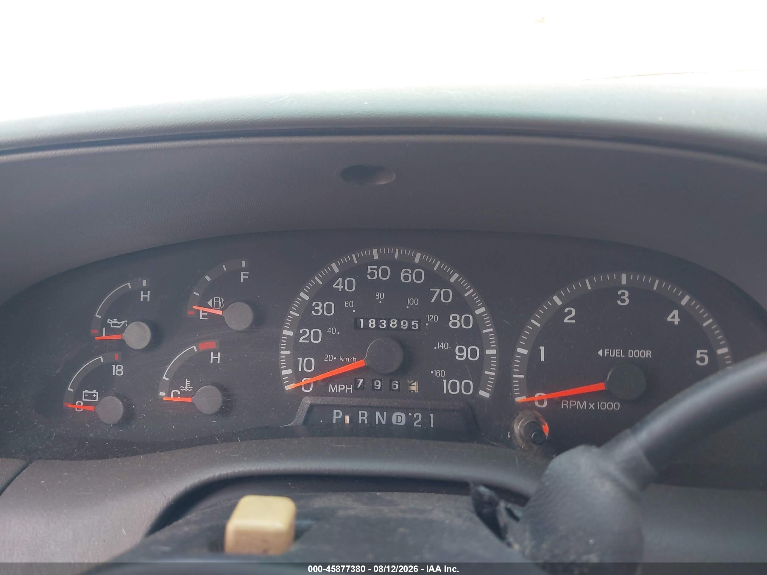 1997 Ford F-150 Lariat/xl/xlt Red vin: 1FTEX18L0VNC73911