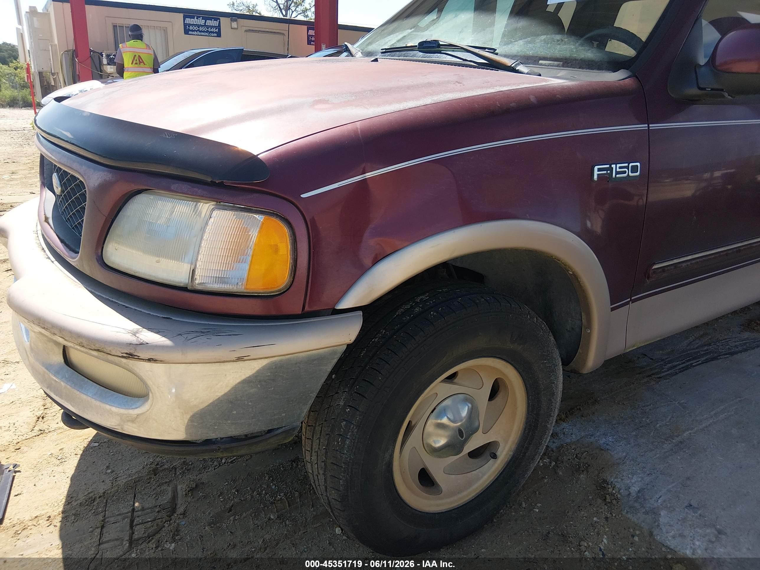 1997 Ford F150   Red vin: 1FTEX18L1VNC50833