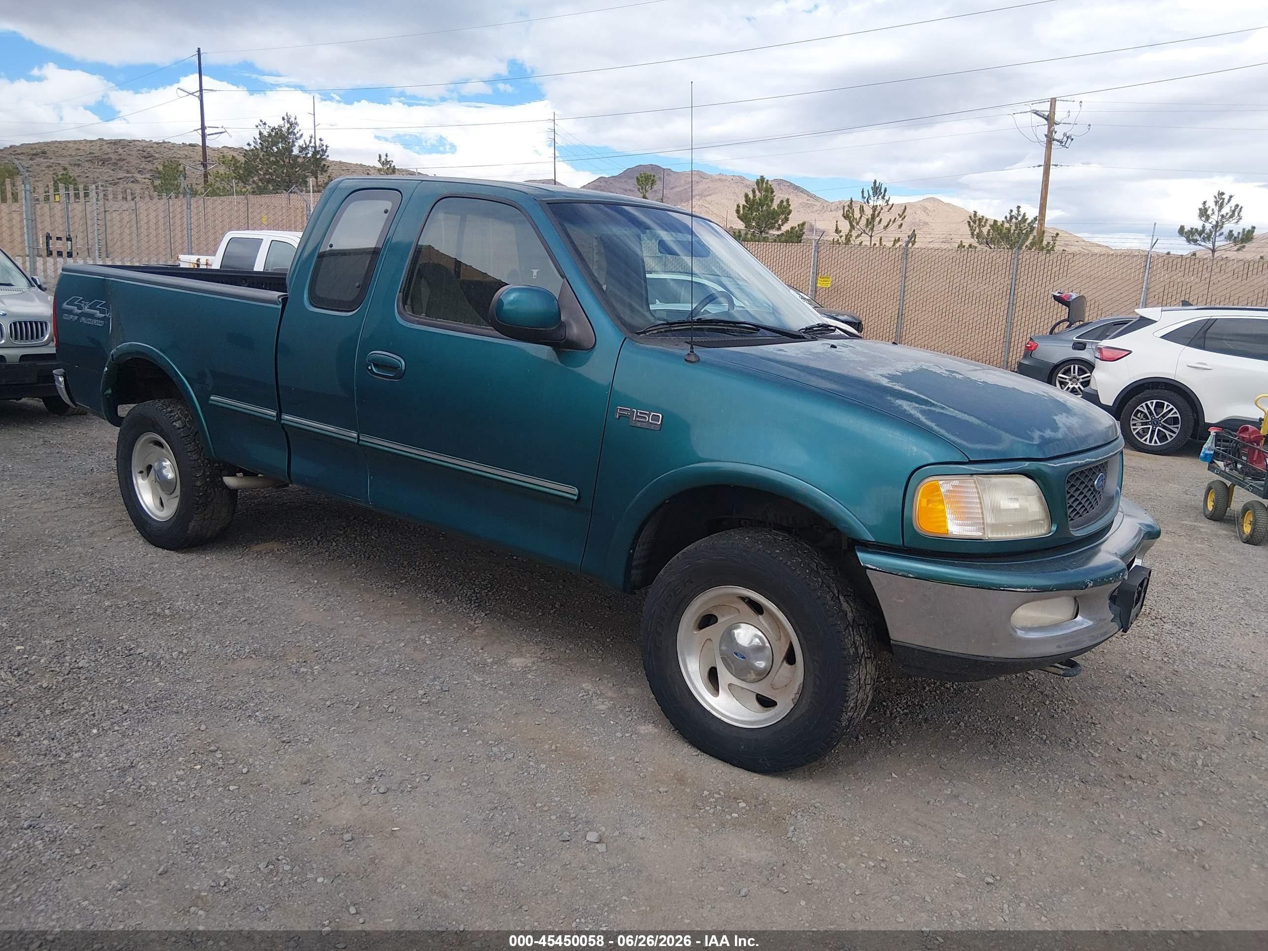 1997 Ford F150   Green vin: 1FTEX18L4VKC23658