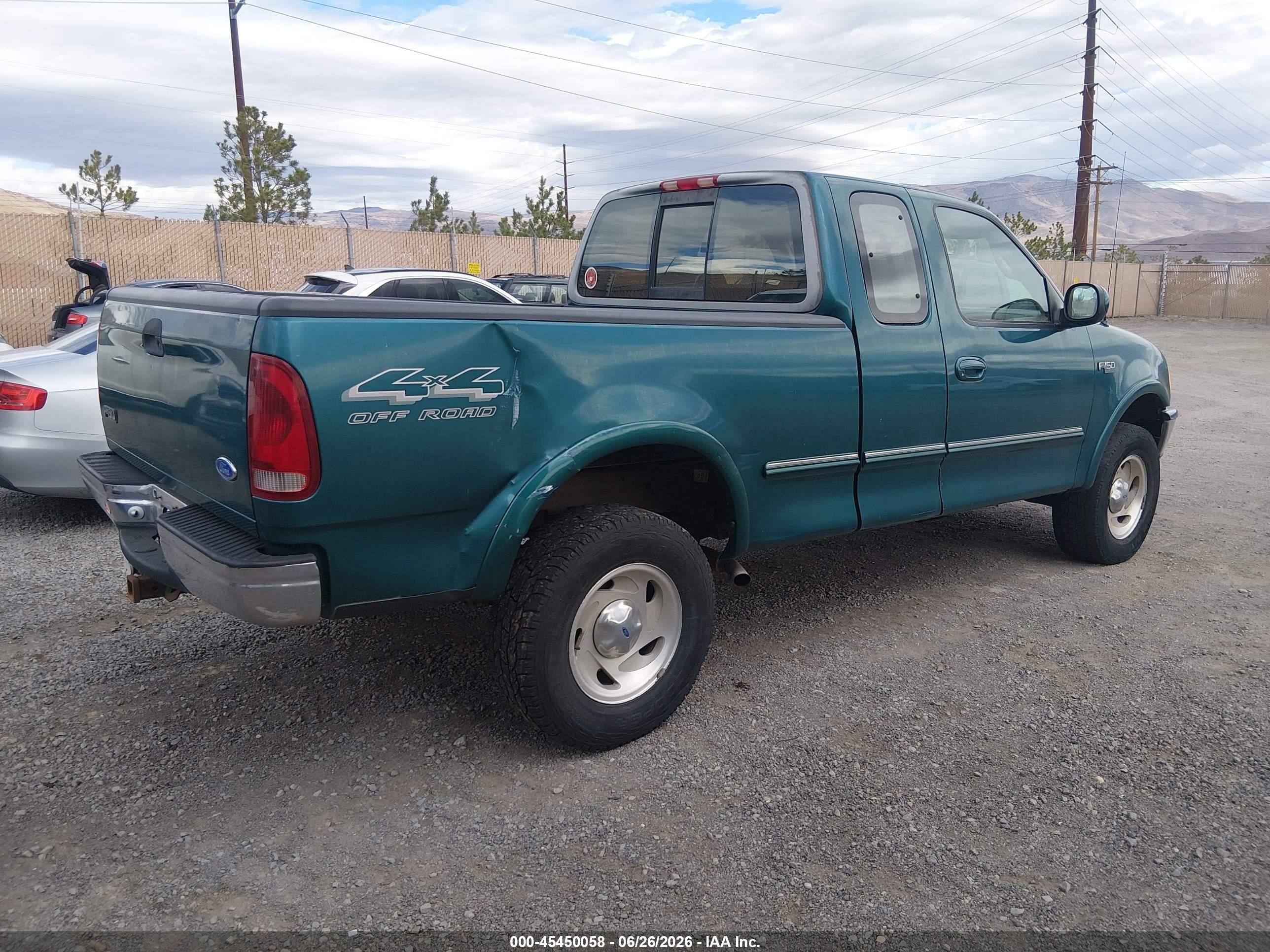 1997 Ford F150   Green vin: 1FTEX18L4VKC23658