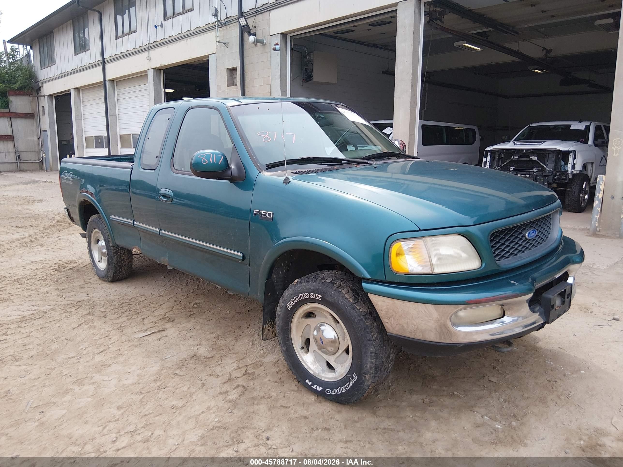 1997 Ford F-150 Lariat/xl/xlt Green vin: 1FTEX18L4VNC58439