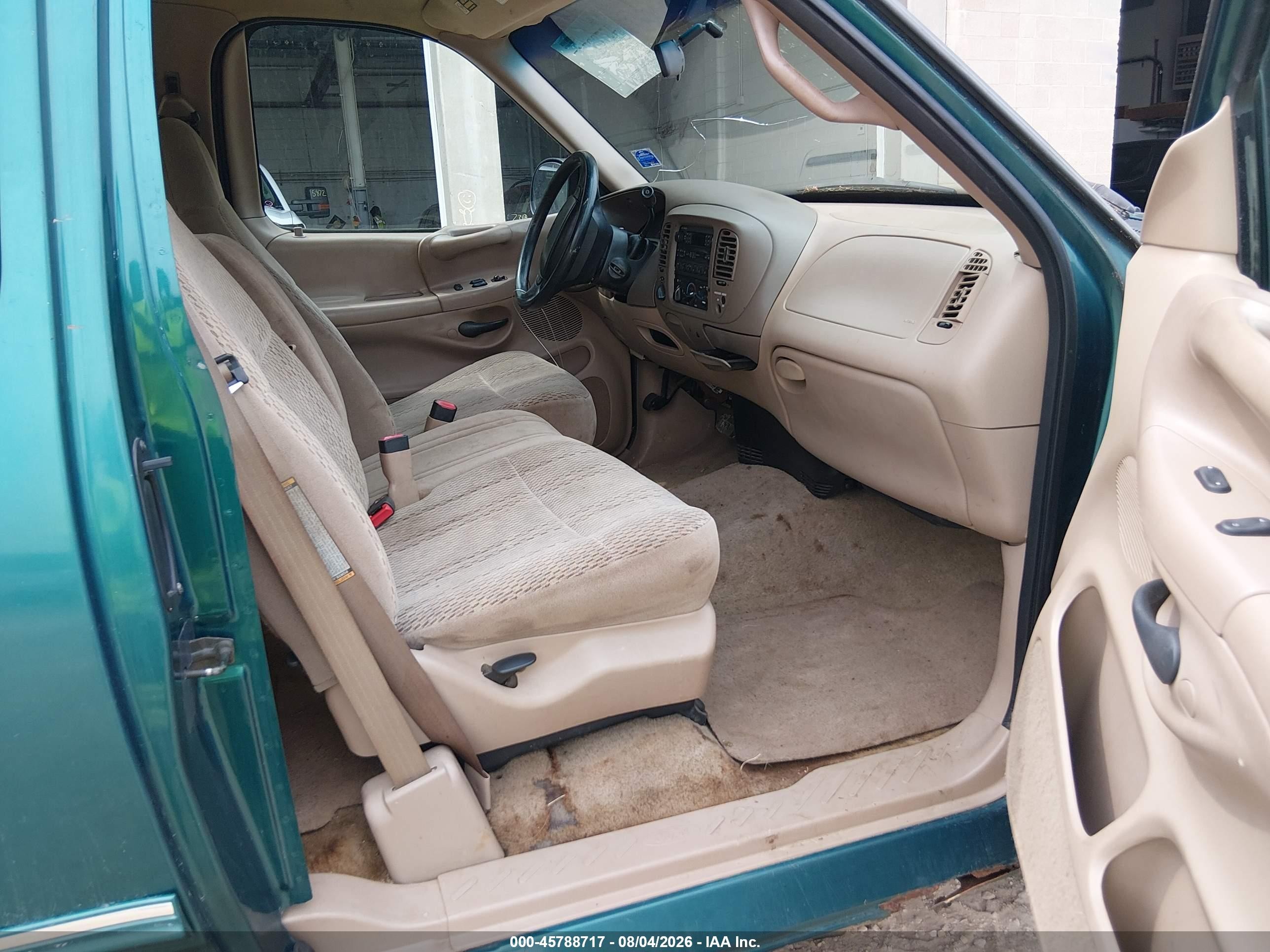 1997 Ford F-150 Lariat/xl/xlt Green vin: 1FTEX18L4VNC58439