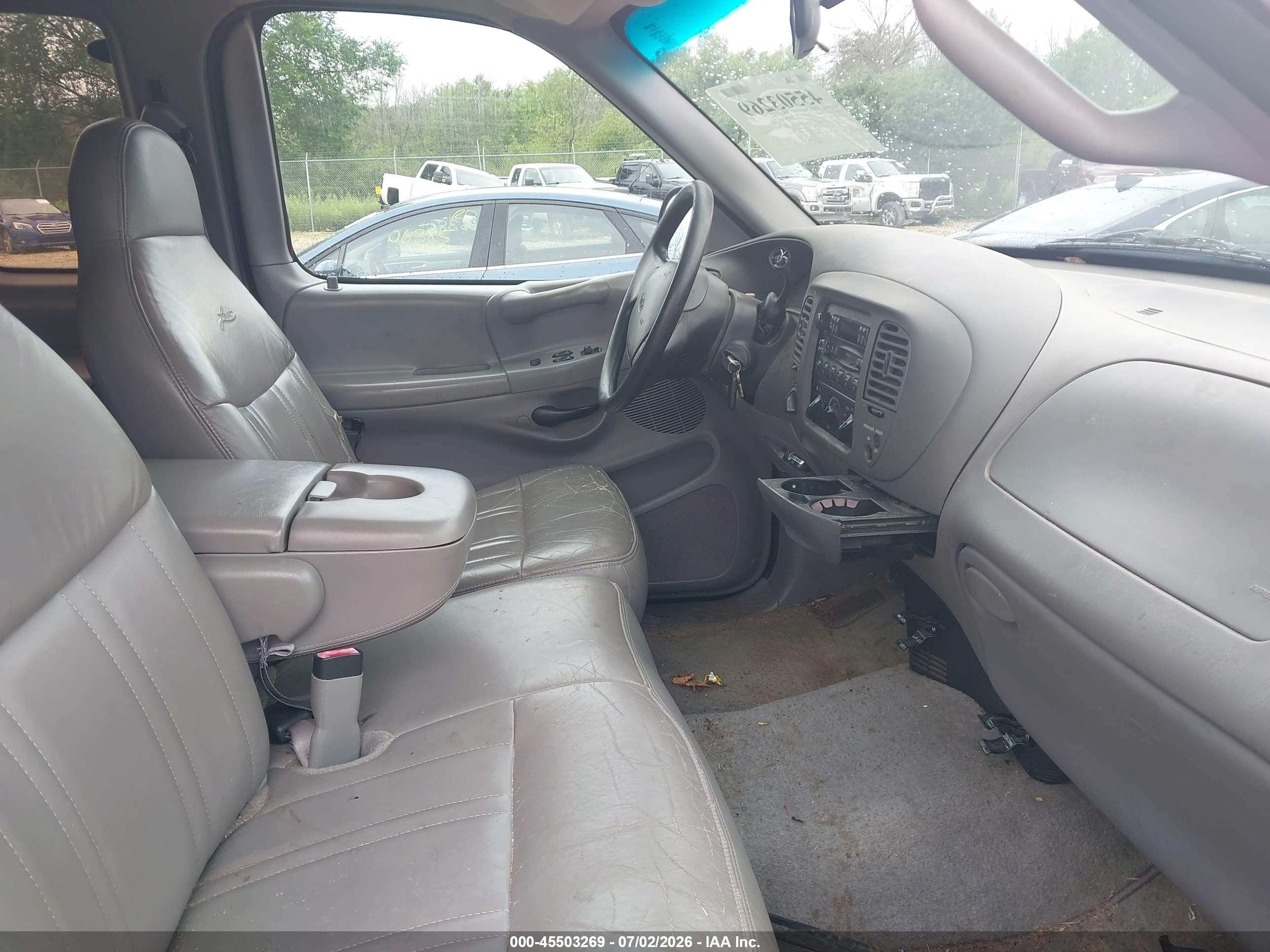 1997 Ford F-150 Lariat/xl/xlt Green vin: 1FTEX18L5VKC06223