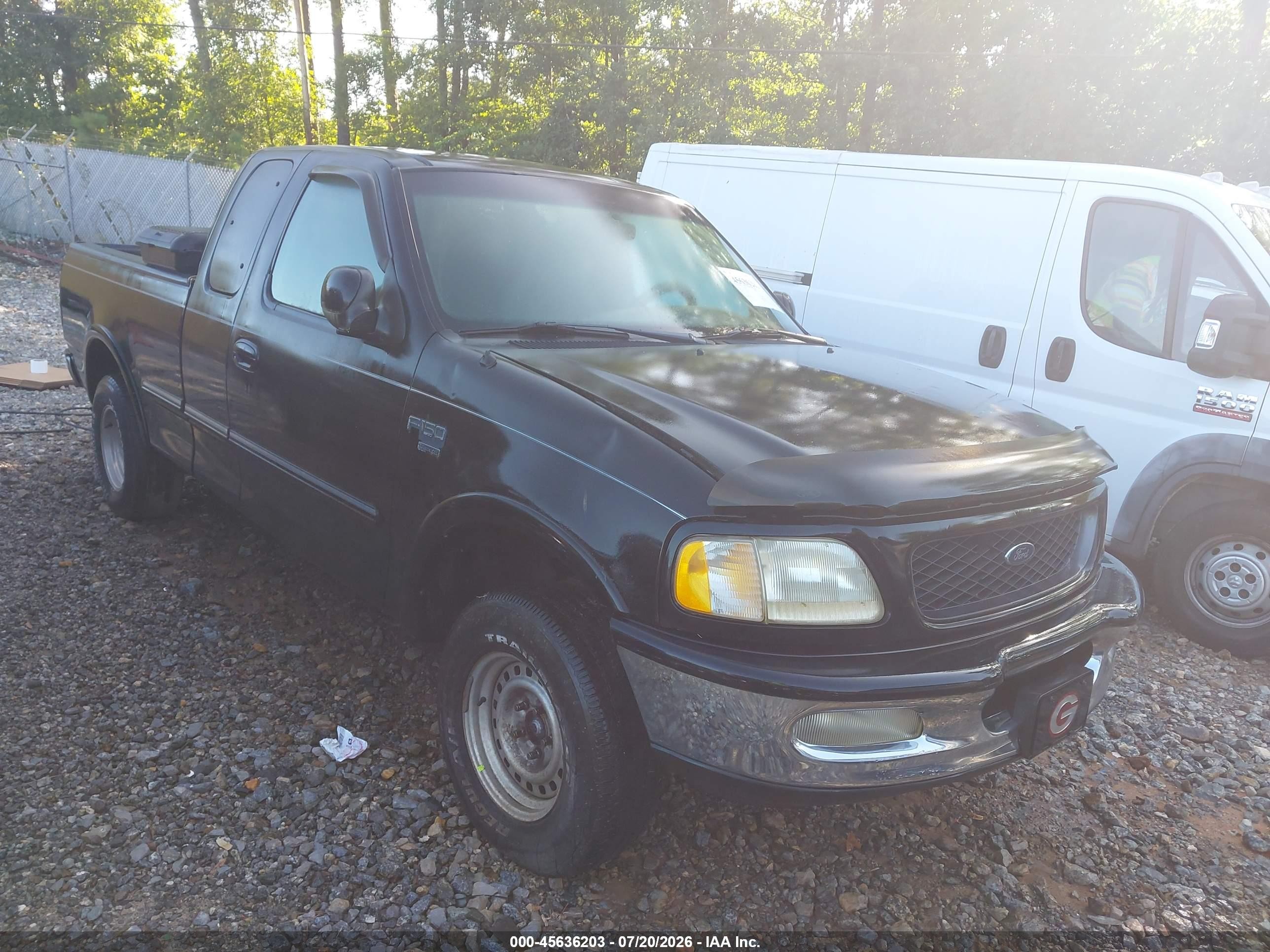 1998 Ford F-150 Lariat/standard/xl/xlt Black vin: 1FTEX18L5WNA01548