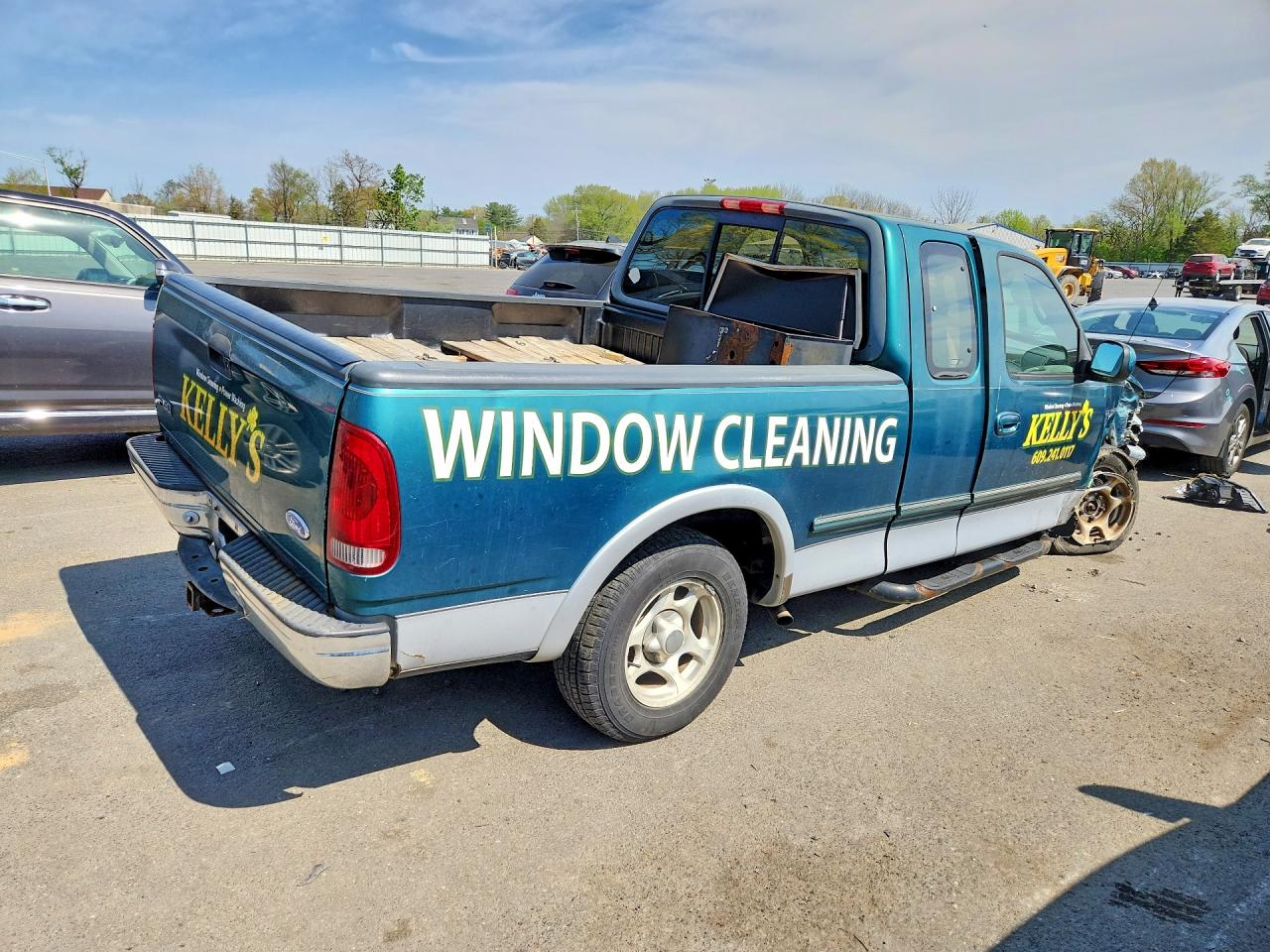 1997 Ford F150 Green vin: 1FTEX18L8VNB36974
