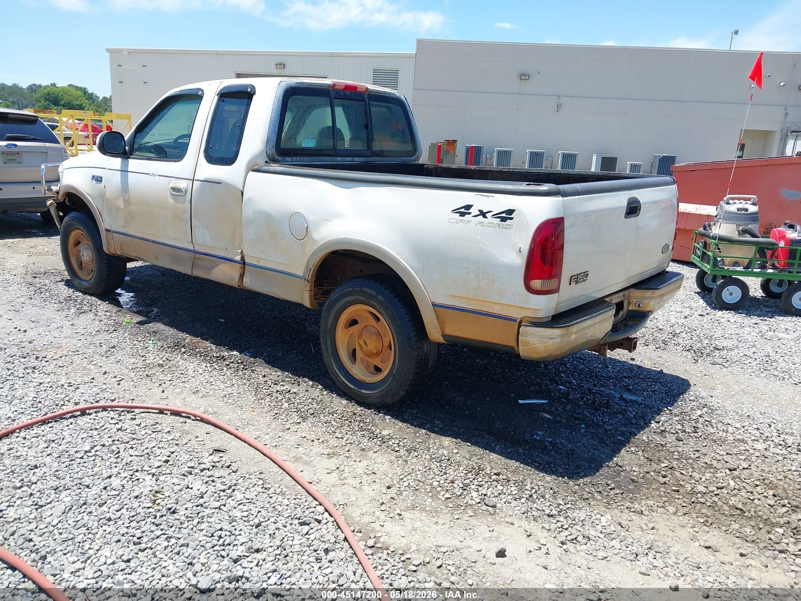 1997 Ford F-150 Lariat/xl/xlt White vin: 1FTEX18L8VNC57553