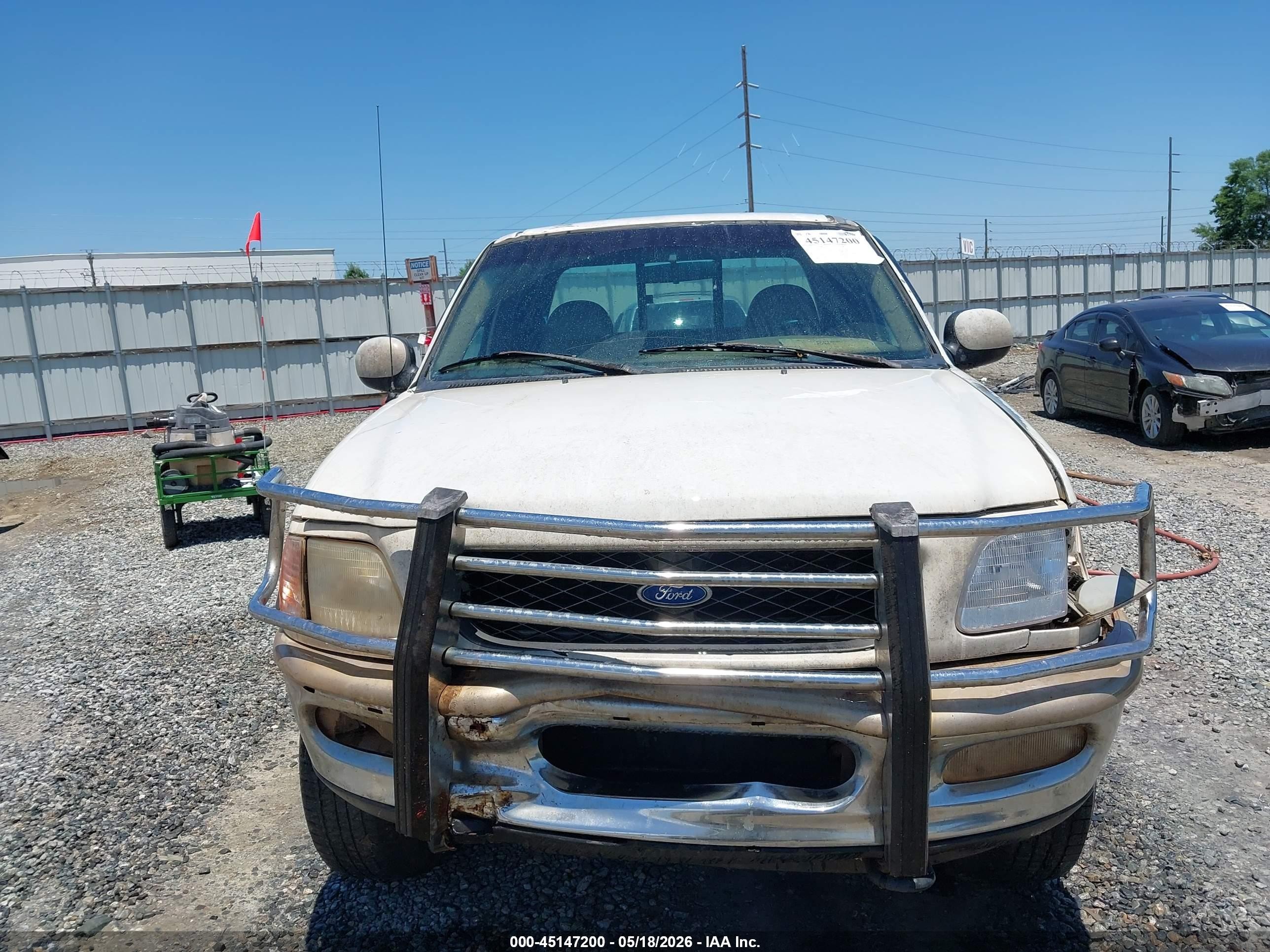 1997 Ford F-150 Lariat/xl/xlt White vin: 1FTEX18L8VNC57553