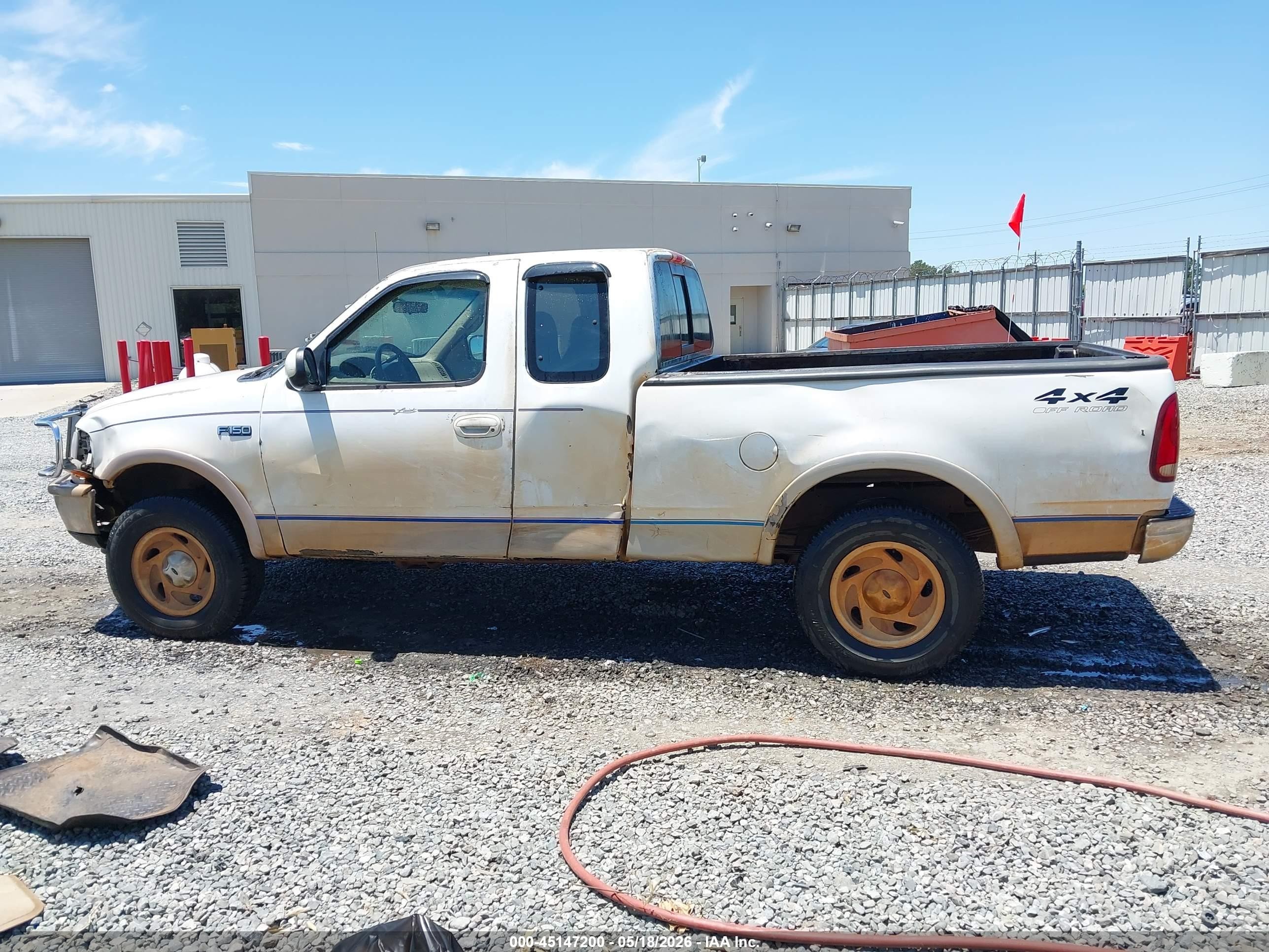 1997 Ford F-150 Lariat/xl/xlt White vin: 1FTEX18L8VNC57553