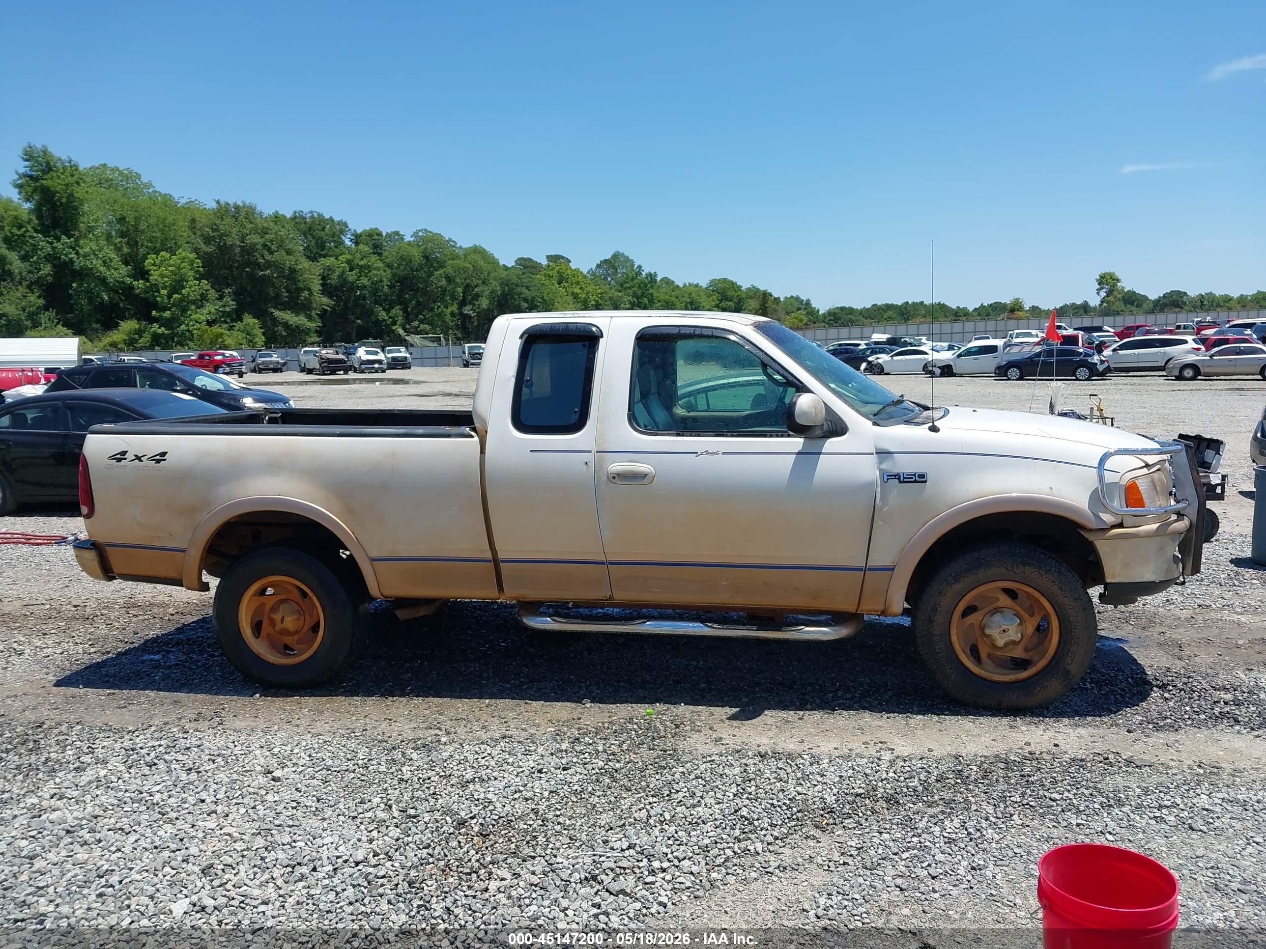 1997 Ford F-150 Lariat/xl/xlt White vin: 1FTEX18L8VNC57553