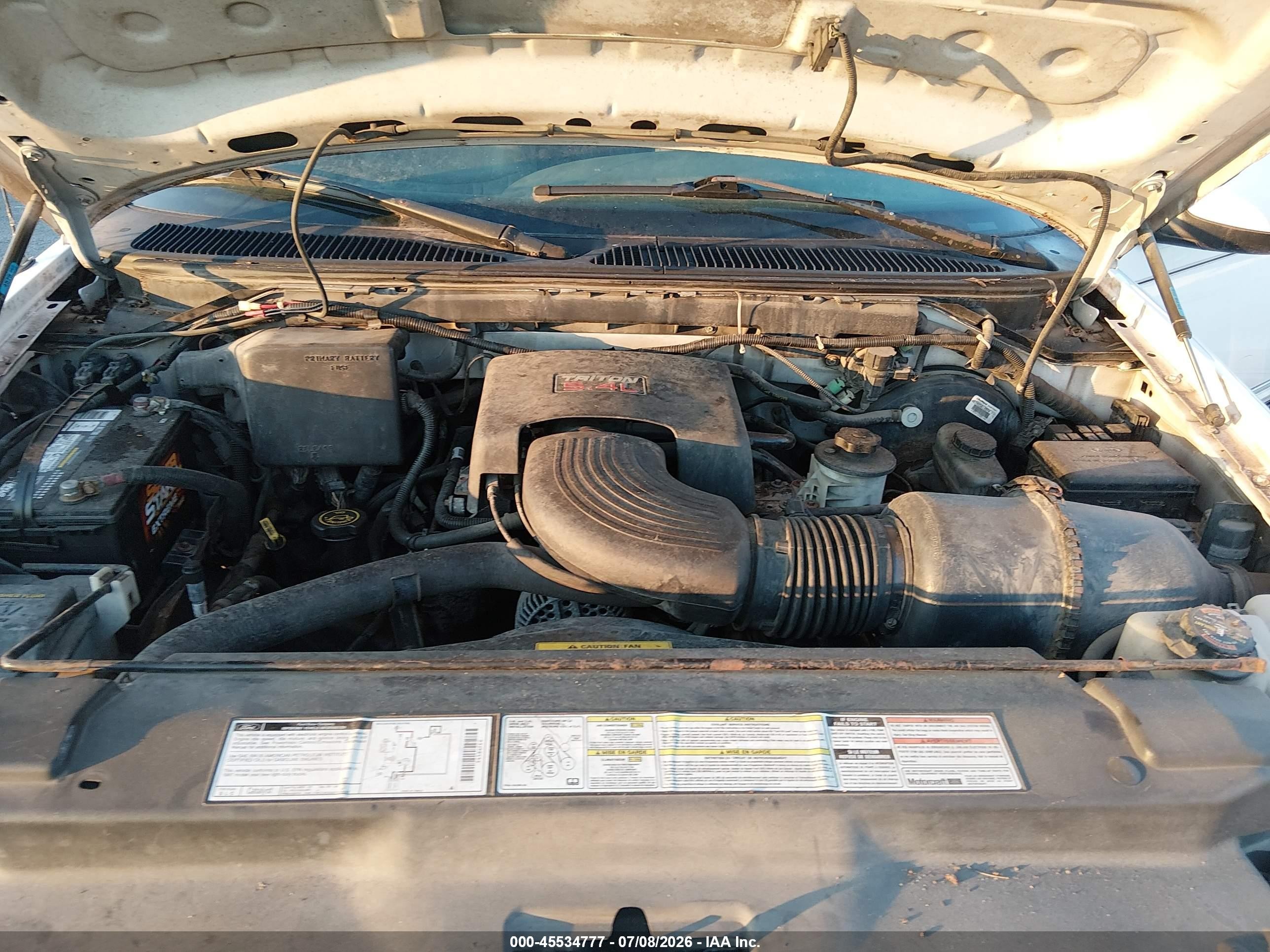 1997 Ford F-150 Lariat/xl/xlt White vin: 1FTEX18L9VKC45218