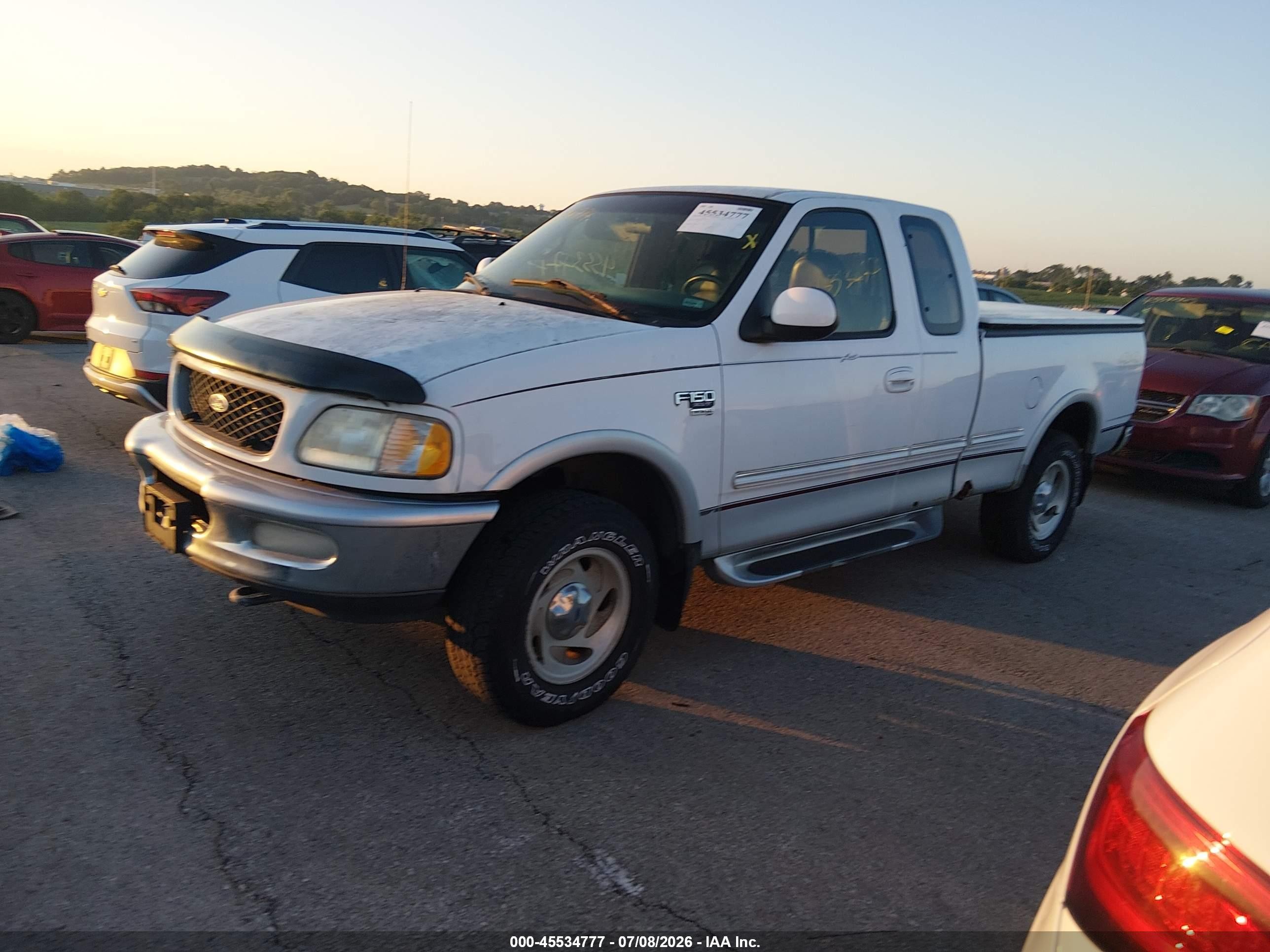1997 Ford F-150 Lariat/xl/xlt White vin: 1FTEX18L9VKC45218