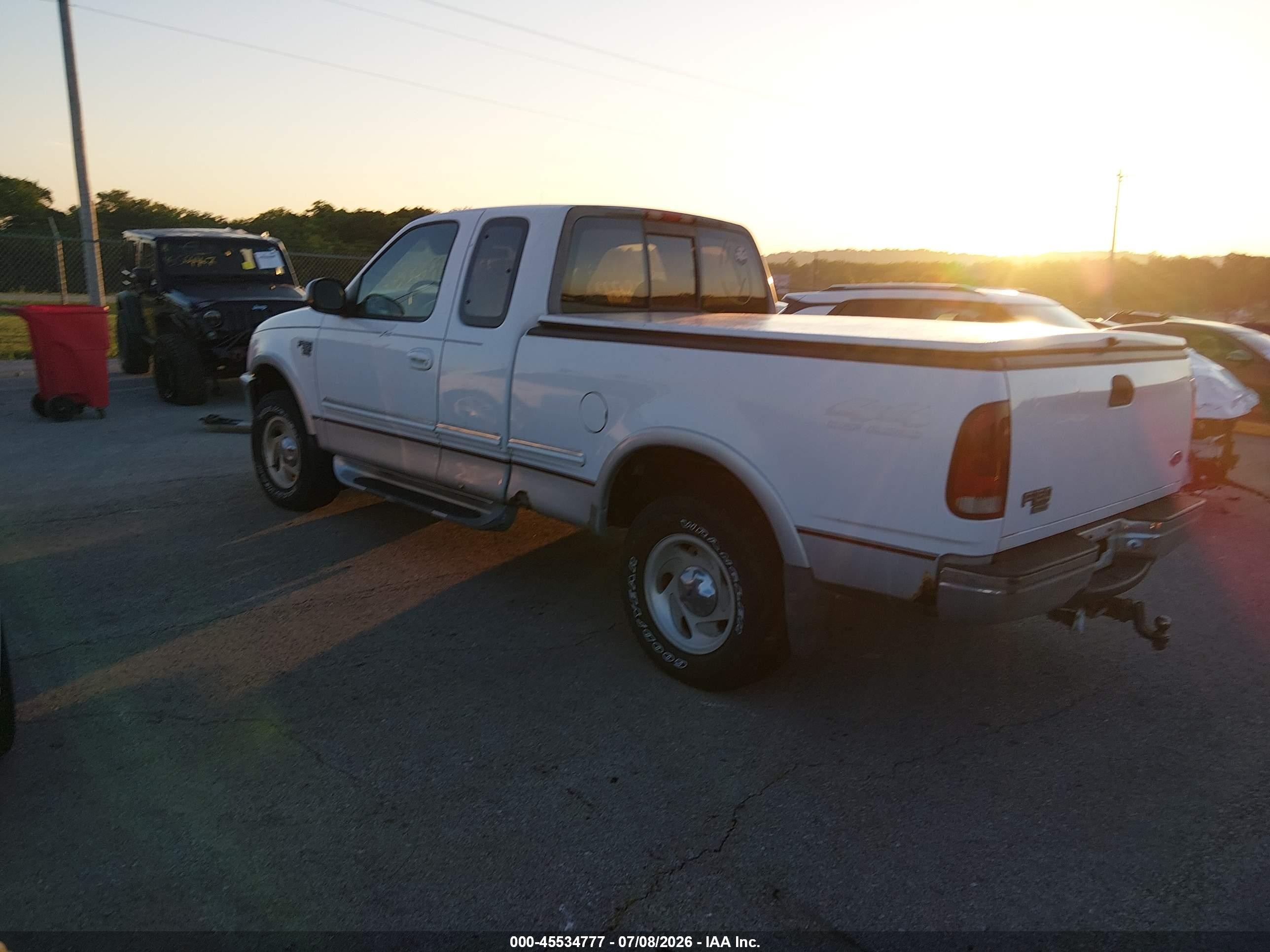 1997 Ford F-150 Lariat/xl/xlt White vin: 1FTEX18L9VKC45218