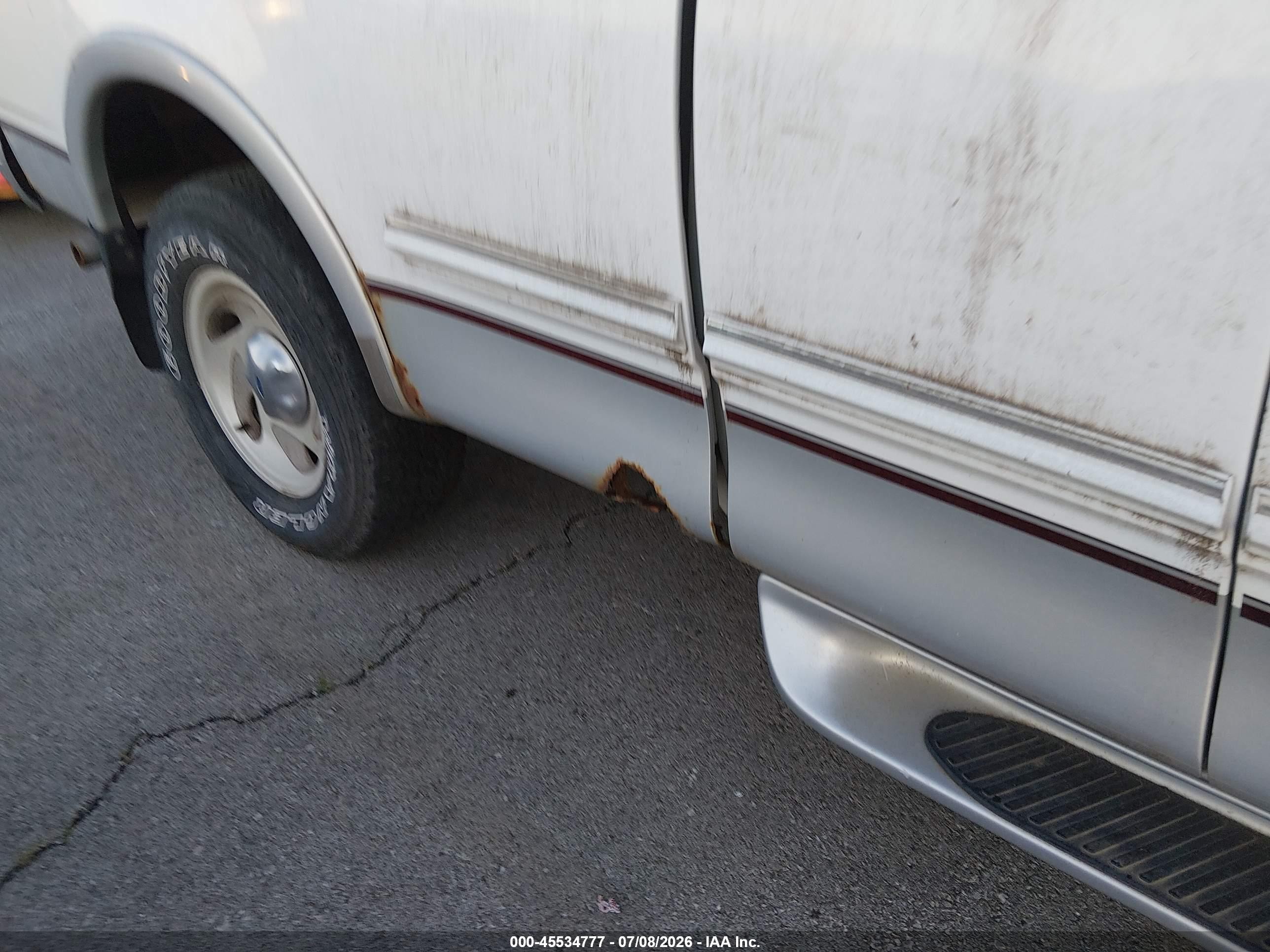 1997 Ford F-150 Lariat/xl/xlt White vin: 1FTEX18L9VKC45218