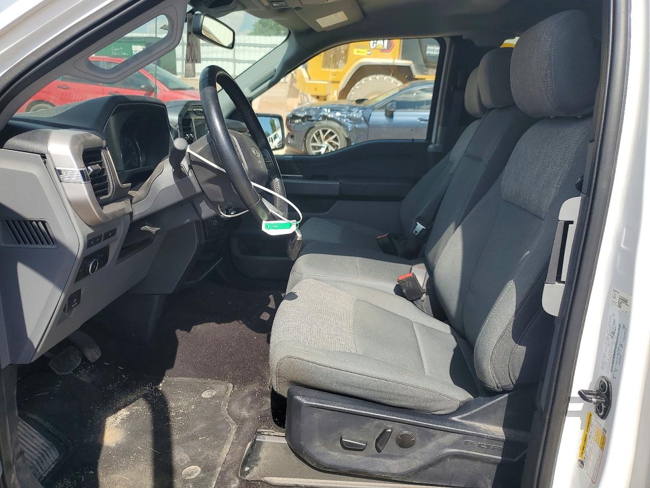2022 Ford F150 Super Cab White vin: 1FTEX1C50NFB04121