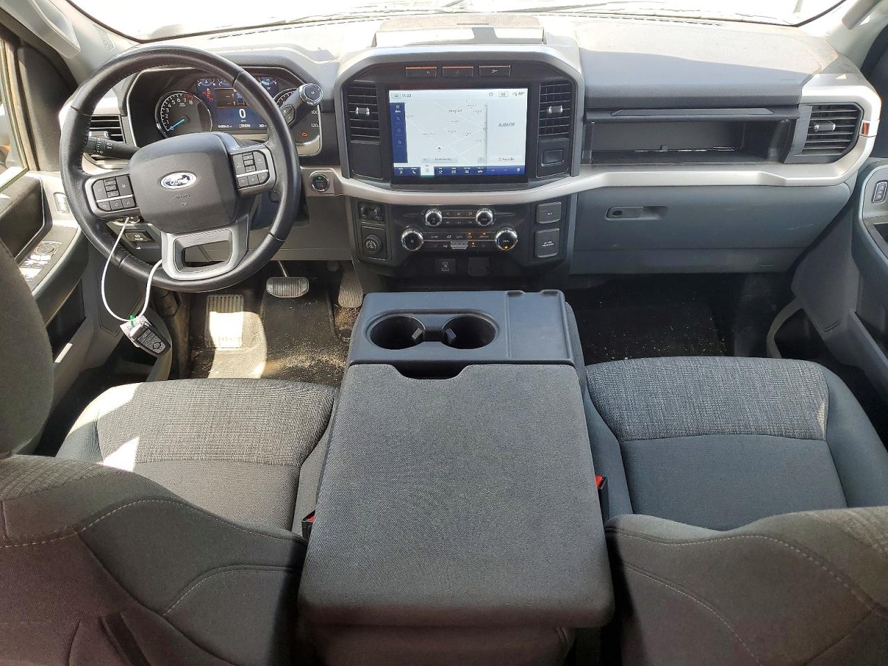 2022 Ford F150 Super Cab White vin: 1FTEX1C50NFB04121