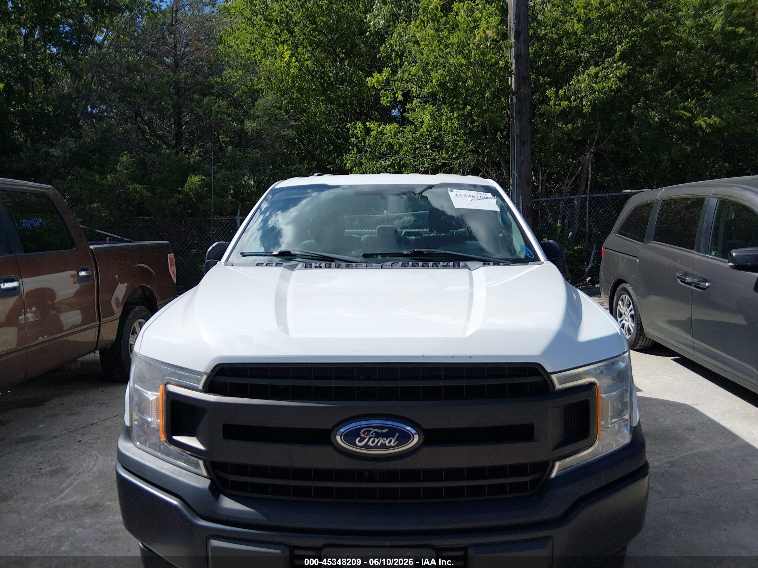 2018 Ford F-150 Xl White vin: 1FTEX1C53JFA33202