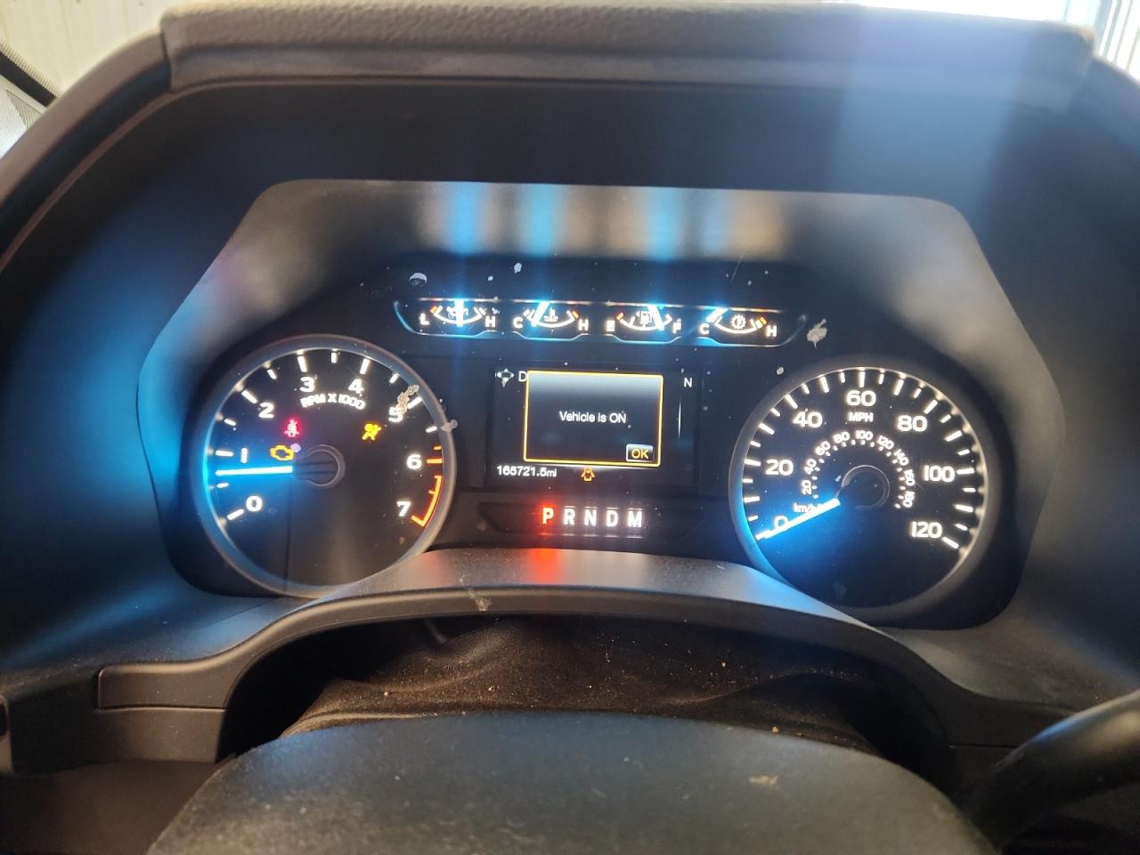 2018 Ford F150 Super Cab White vin: 1FTEX1C53JFE11003 Damage: Warning Light - Engine, On, Unacceptable